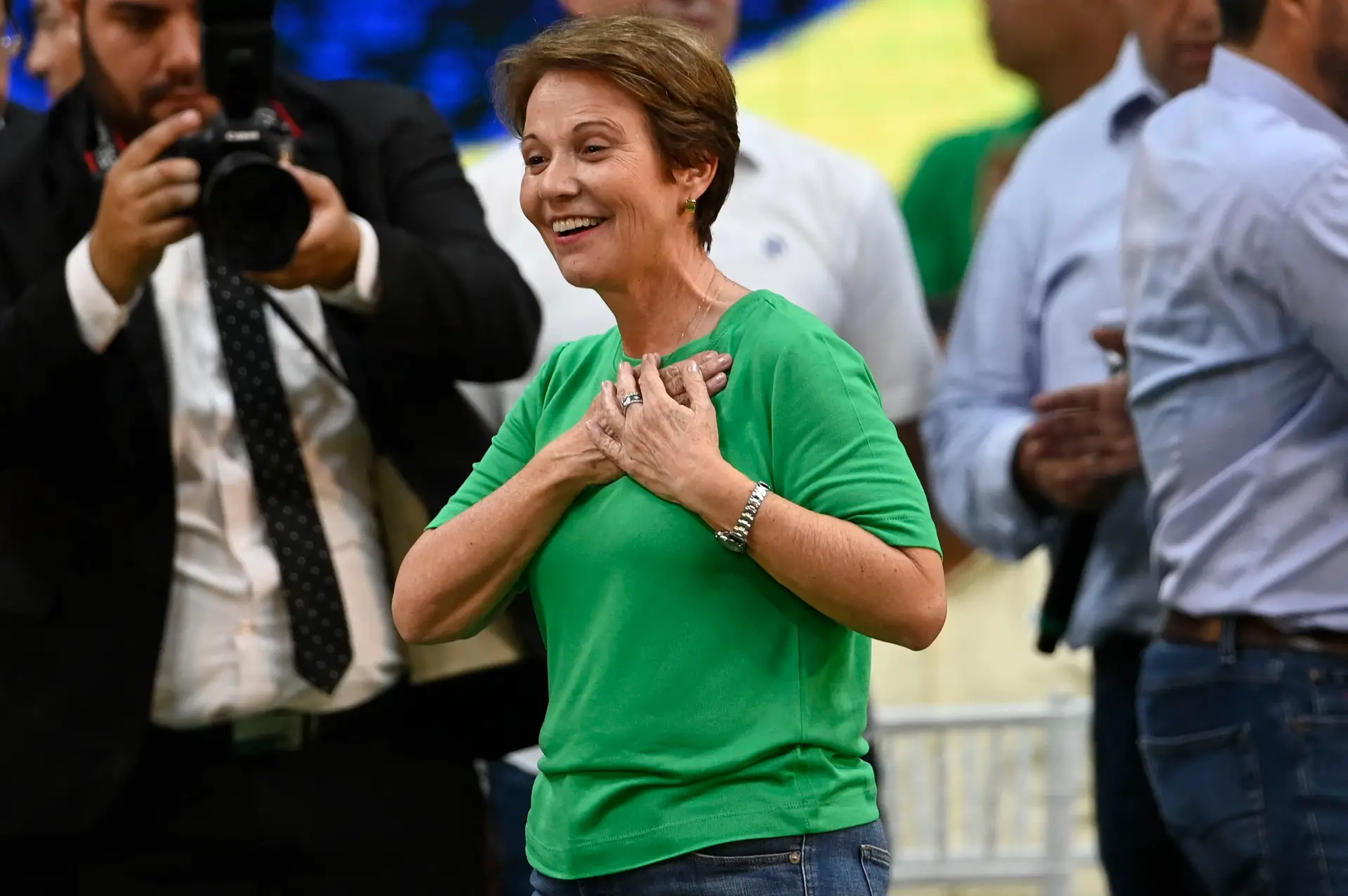 Tereza Cristina, que foi ministra da Agricultura de Jair Bolsonaro, poderia formar uma candidatura presidencial em 2026 com a mulher daquele, Michelle