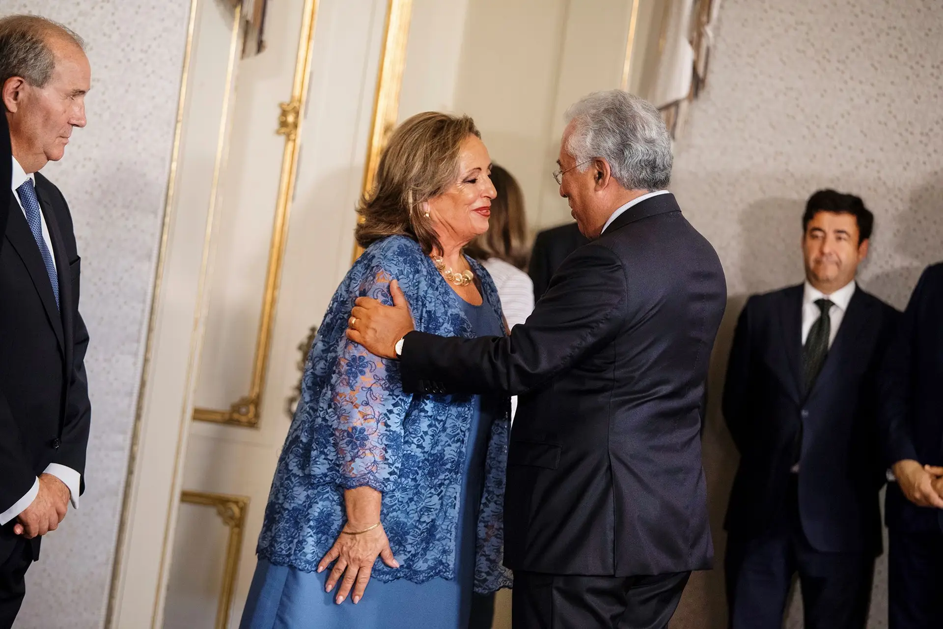 Lucília Gago, a Procuradora-Geral da República, com António Costa