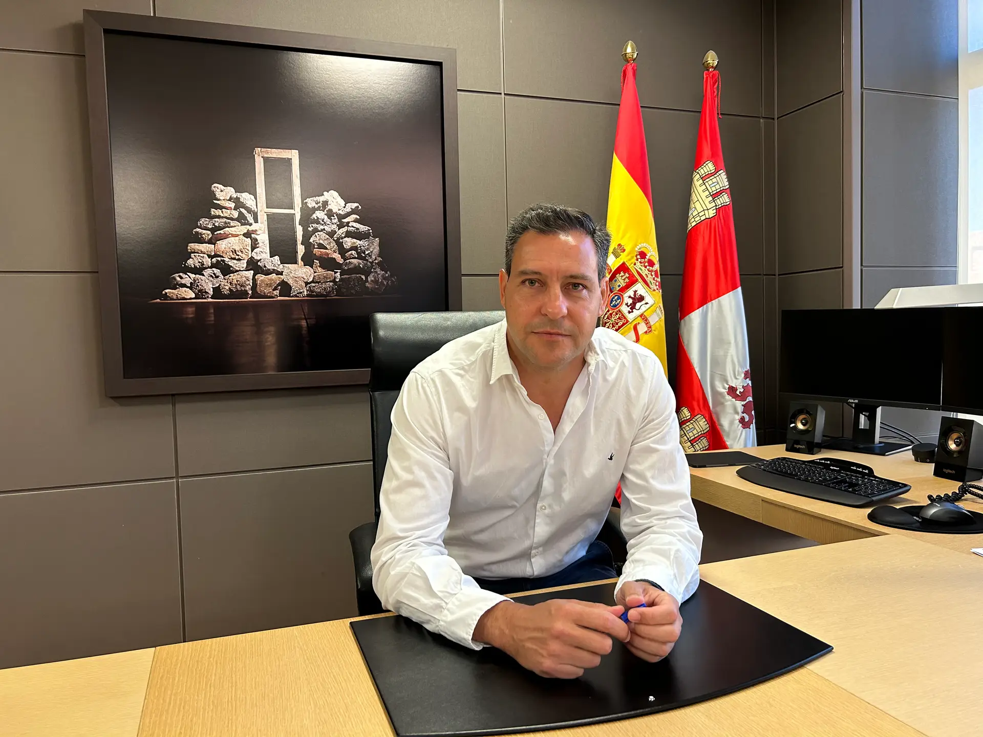 Raúl de la Hoz, porta-voz do grupo parlamentar do PP em Castela e Leão