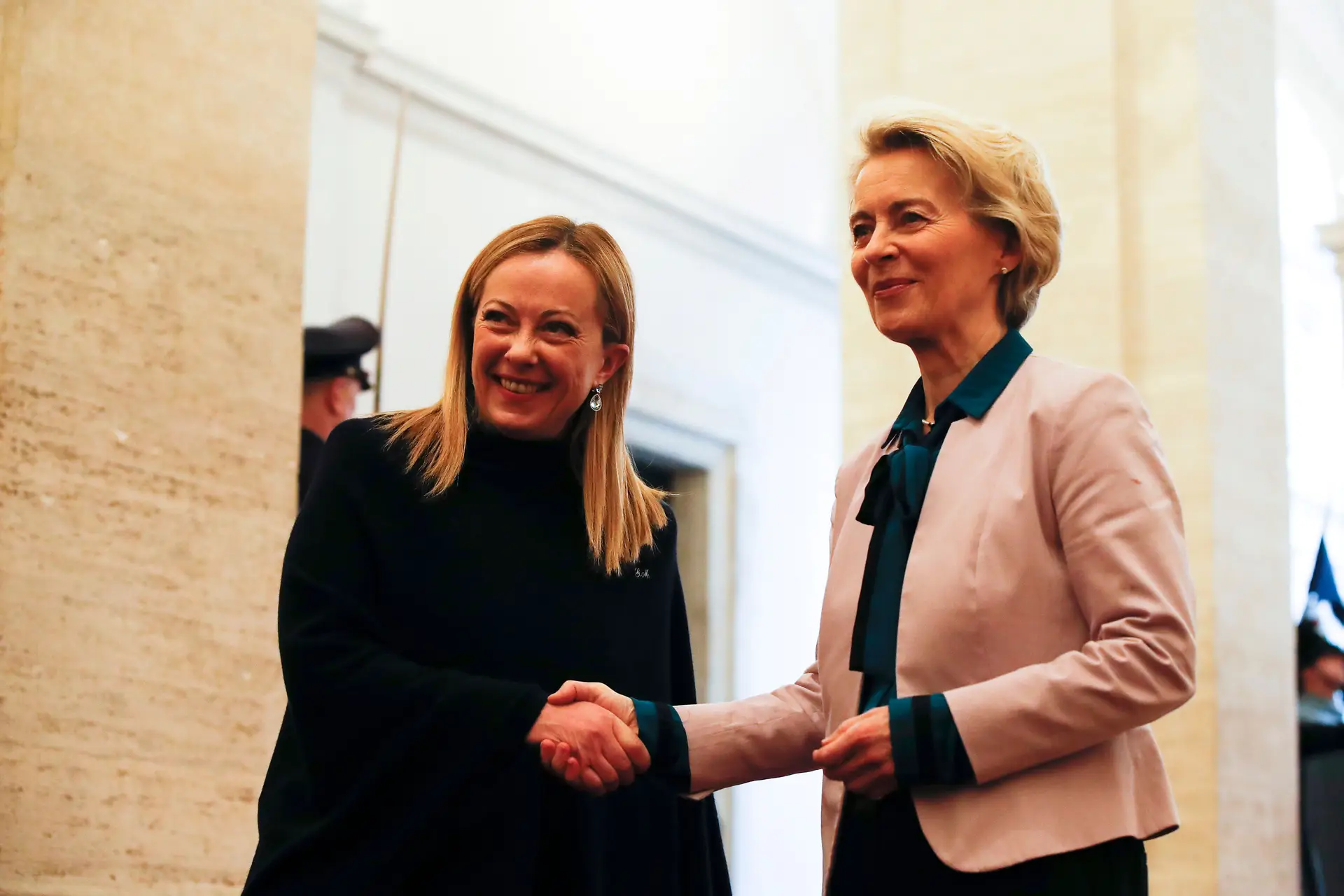 Giorgia Meloni e Ursula von der Leyen