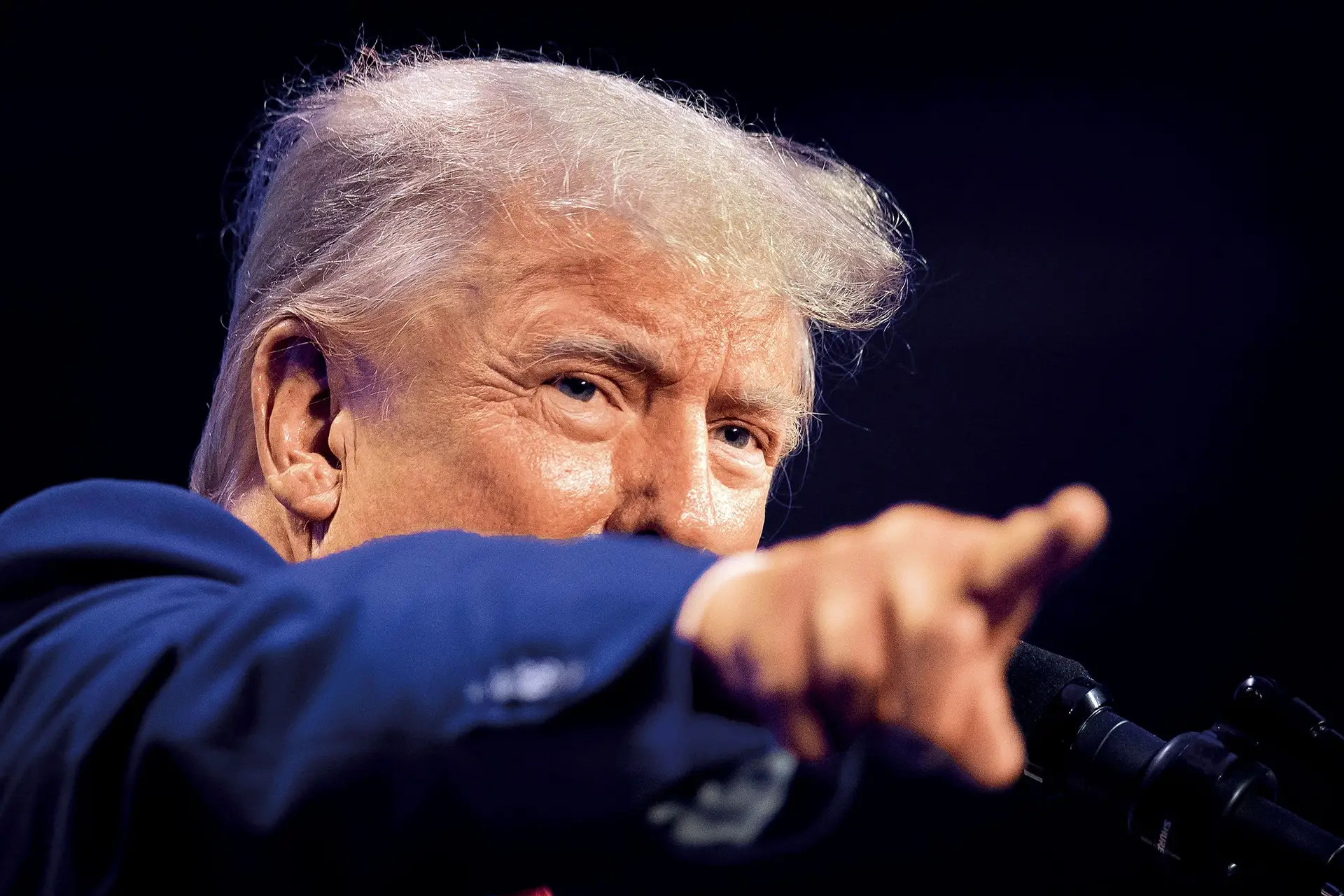 Donald Trump durante uma conferência na Florida, em julho passado