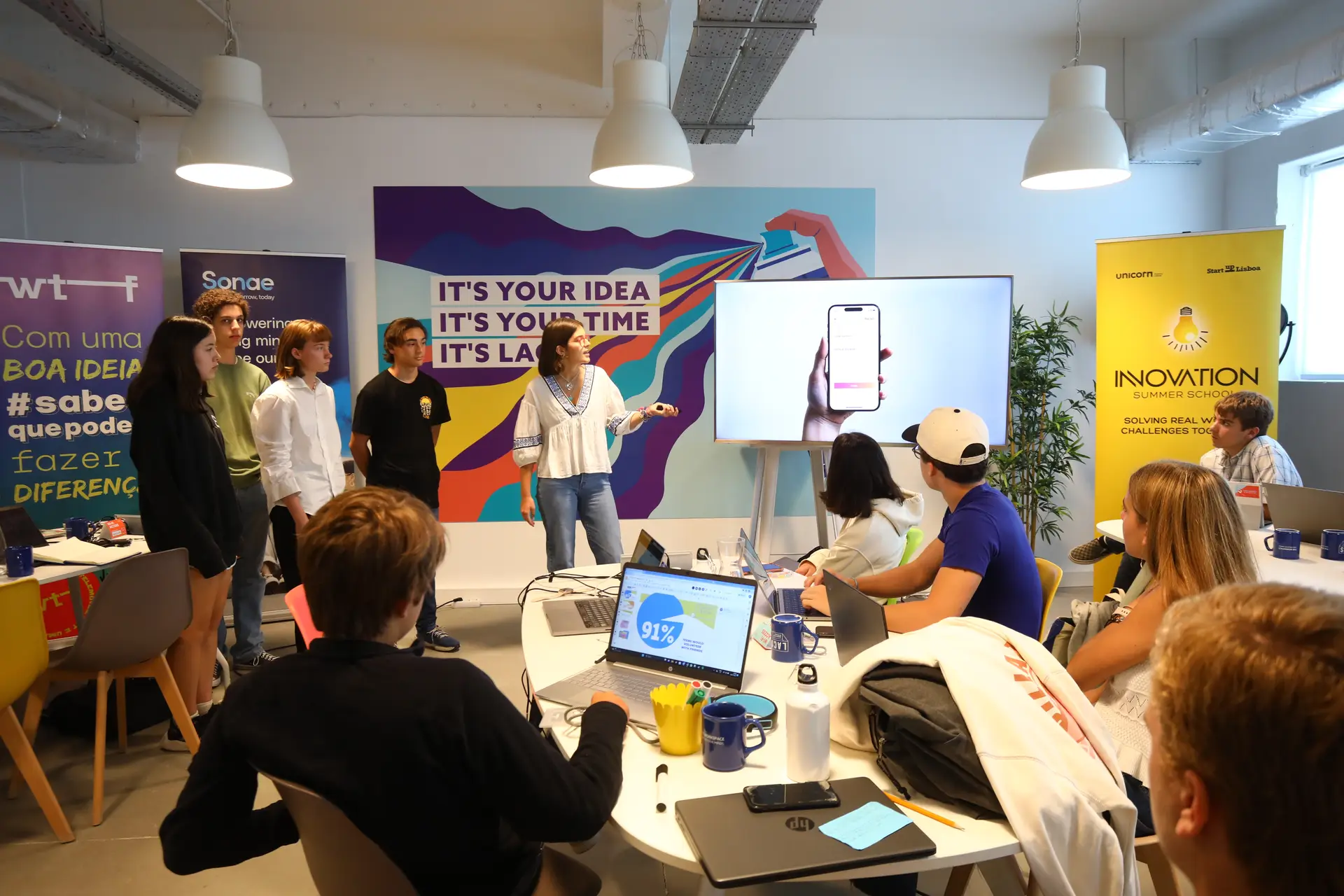 26 jovens aprenderam a resolver problemas e a criar o seu negócio no Innovation Summer School