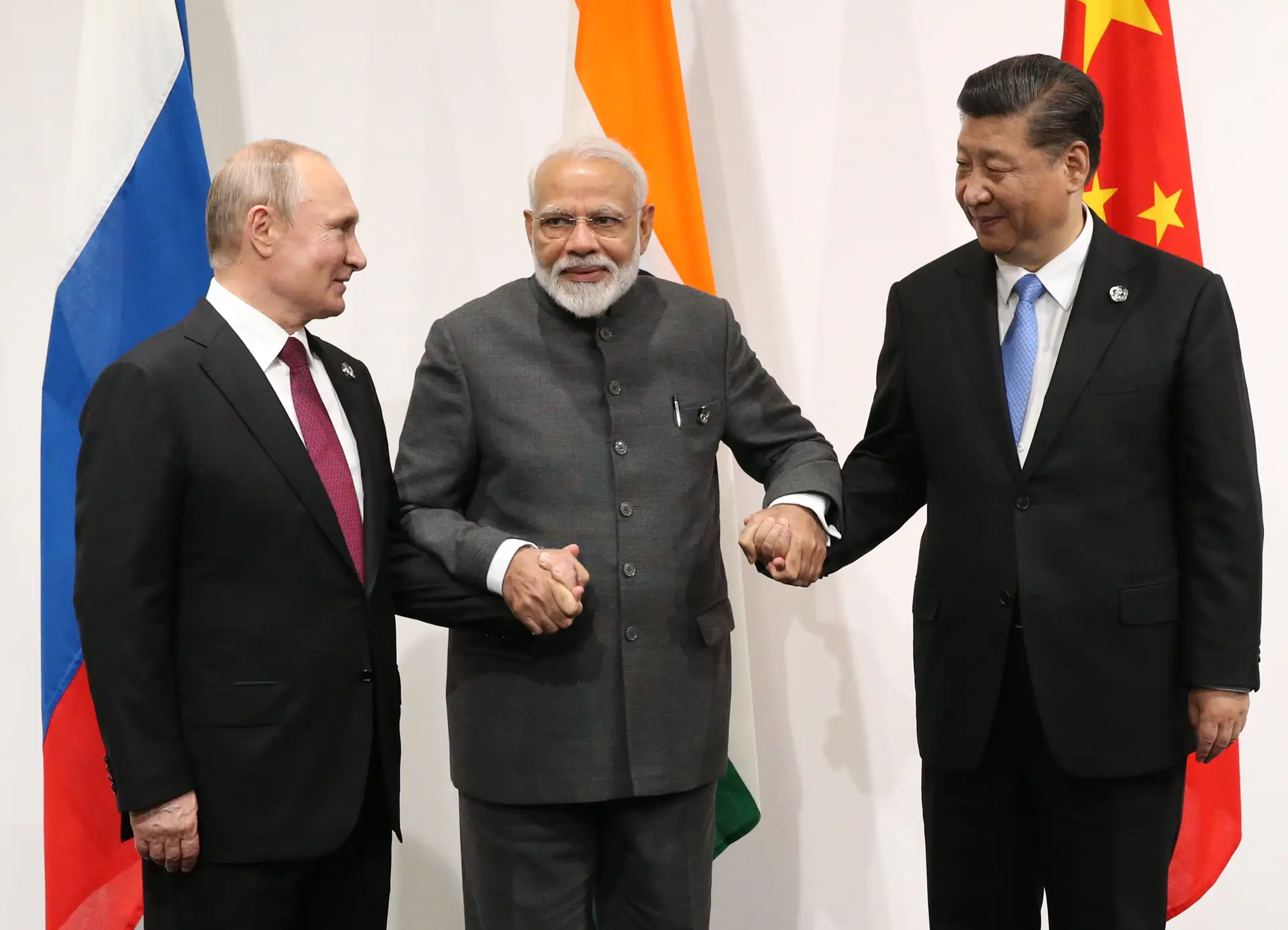 Vladimir Putin, Narendra Modi e Xi Jinping