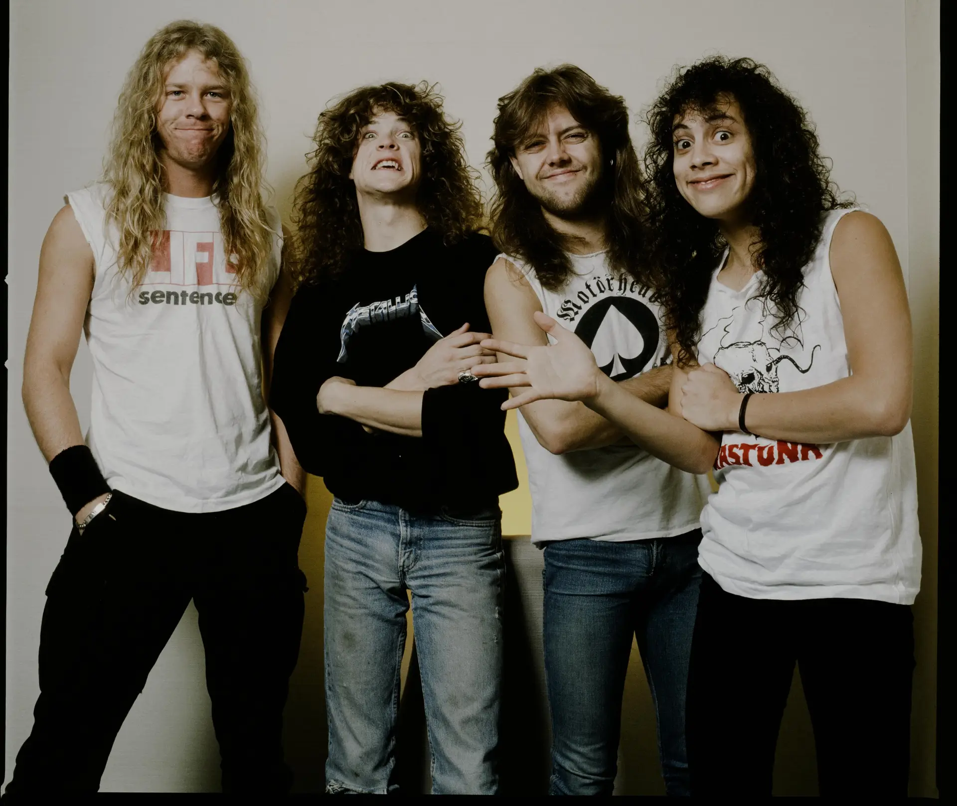 Os Metallica em 1986