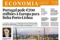 Portugal pede €700 milhões à Europa para linha Porto-Lisboa