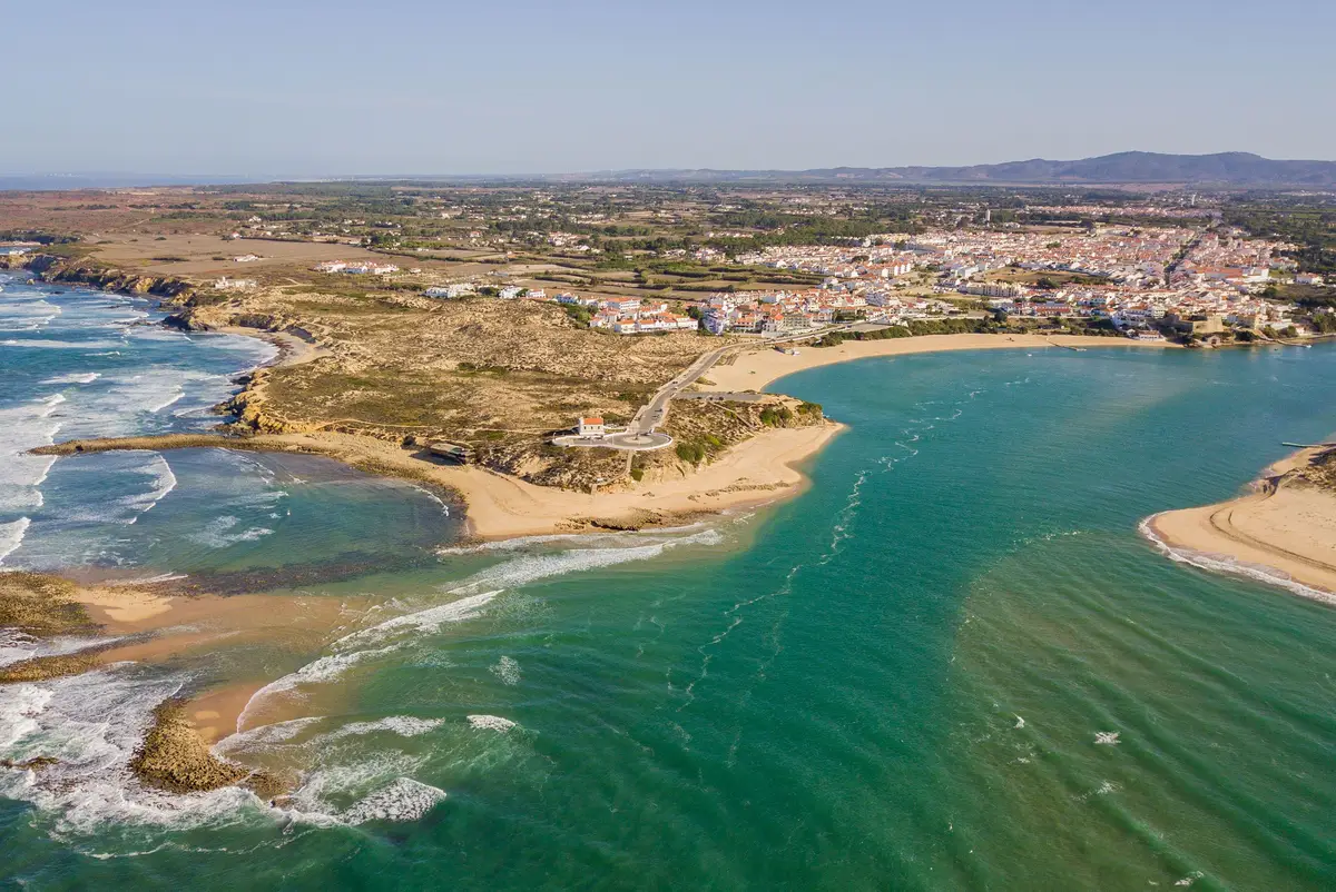 Foz do rio Mira, em Vila Nova de Milfontes