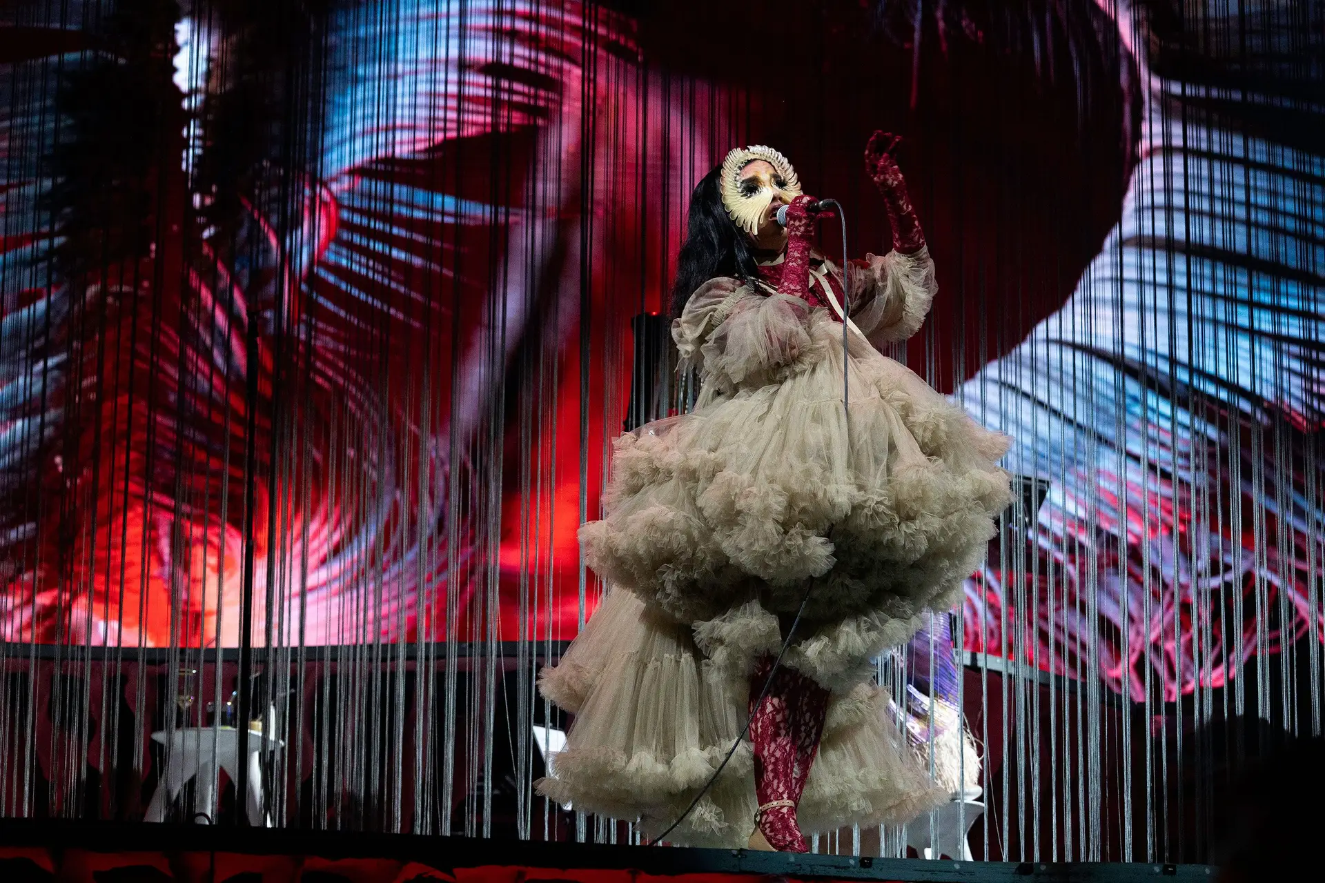 Björk na Altice Arena, em Lisboa