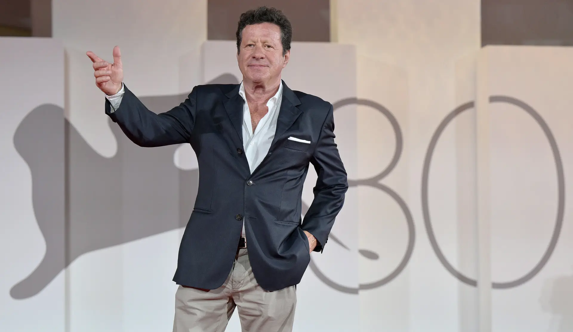 Joaquim de Almeida na estreia de "The Palace", no Festival de Veneza