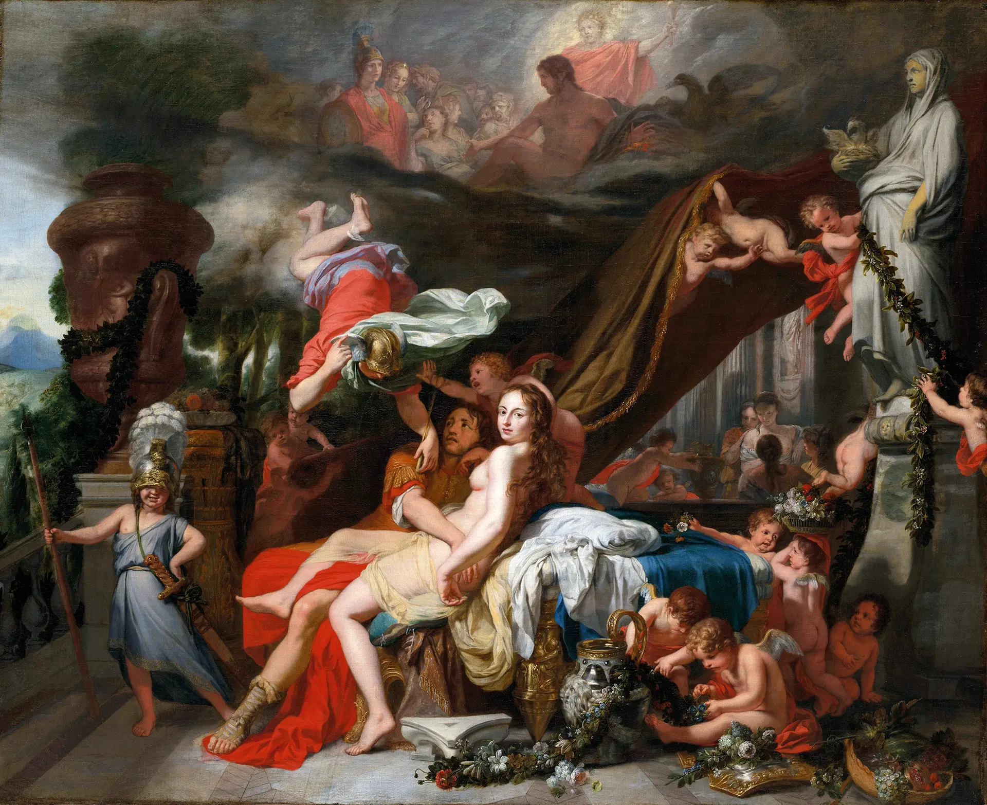 LIBERDADE “Hermes Ordena a Calipso que Liberte Ulisses” (1670), Gerard de Lairesse, óleo sobre tela