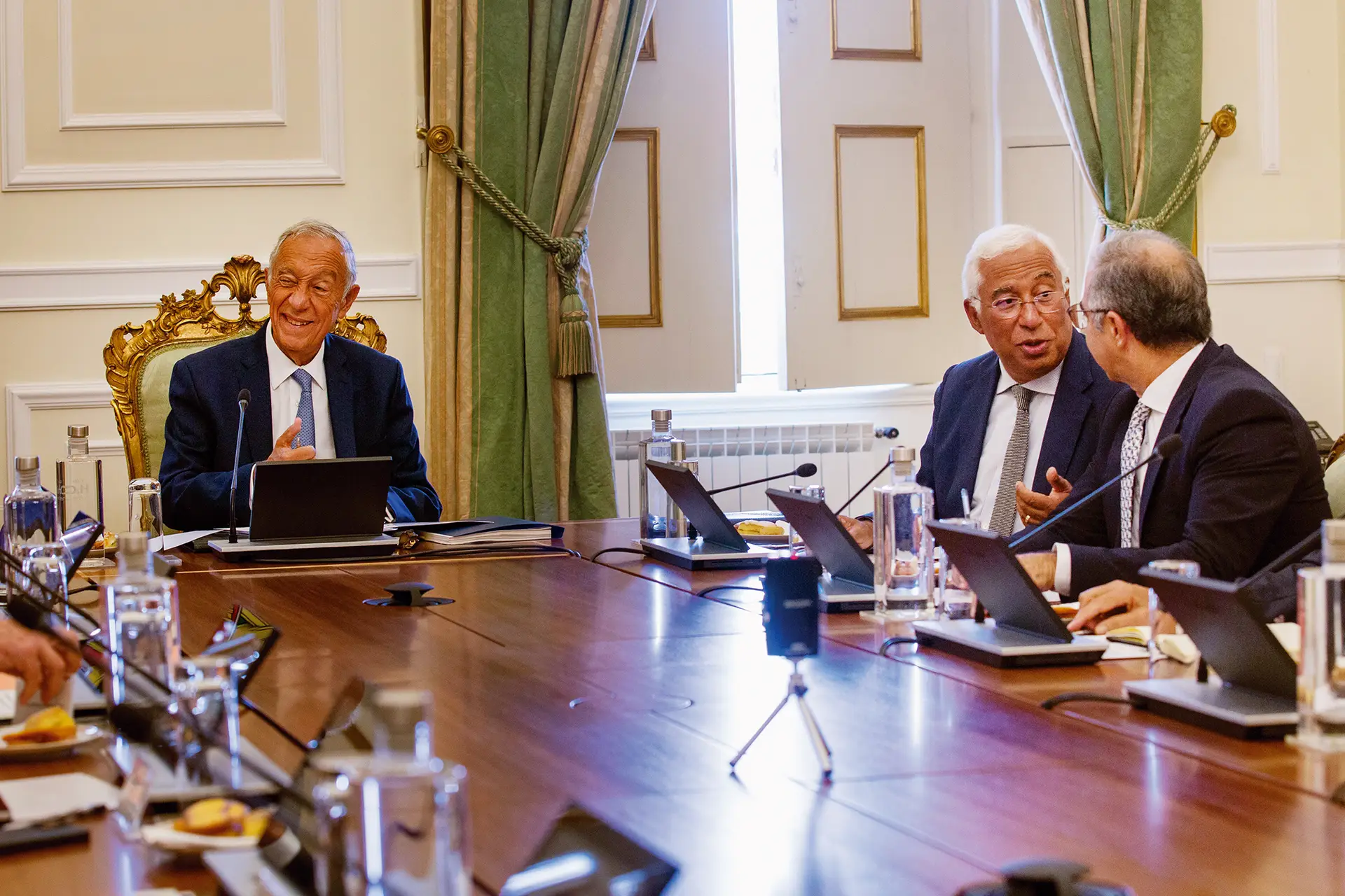 O primeiro-ministro escolheu não falar na reunião do Conselho de Estado em que foi concluída a discussão sobre a situação política, económica e social do país