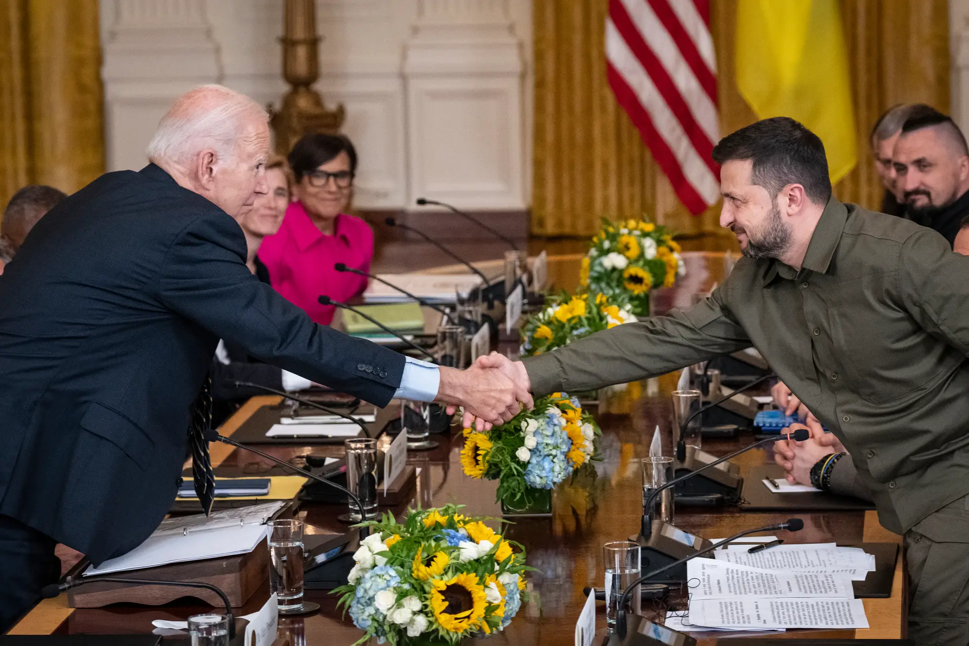 Biden e Zelensky