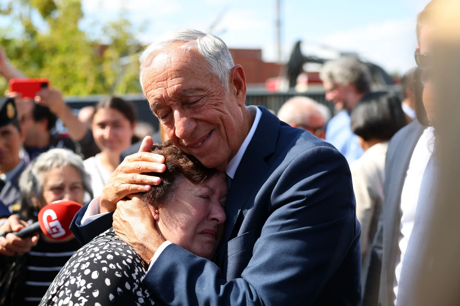 Marcelo Rebelo de Sousa com a comunidade portuguesa durante visita oficial ao Canadá, antes de rumar aos EUA