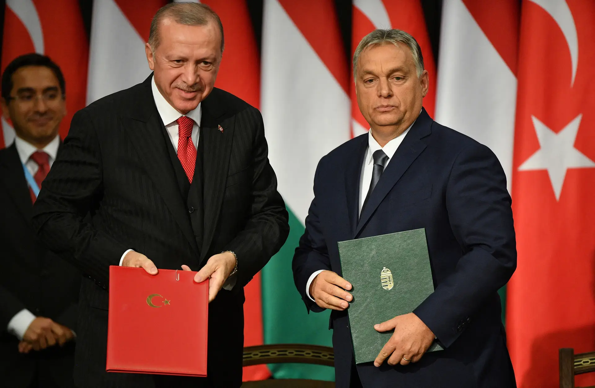 Recep Tayyip Erdogan e Viktor Orbán