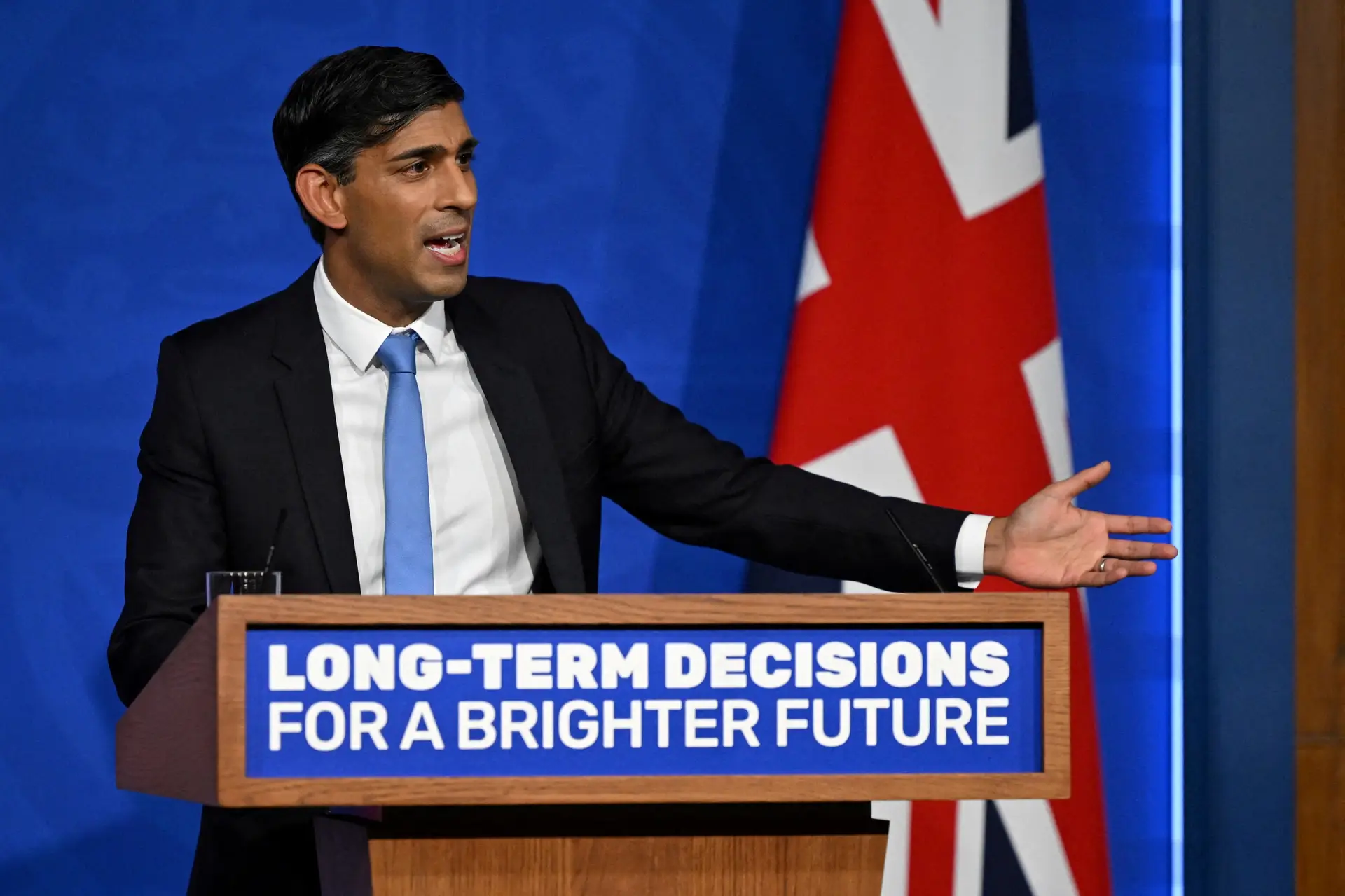 Primeiro-ministro britânico, Rishi Sunak