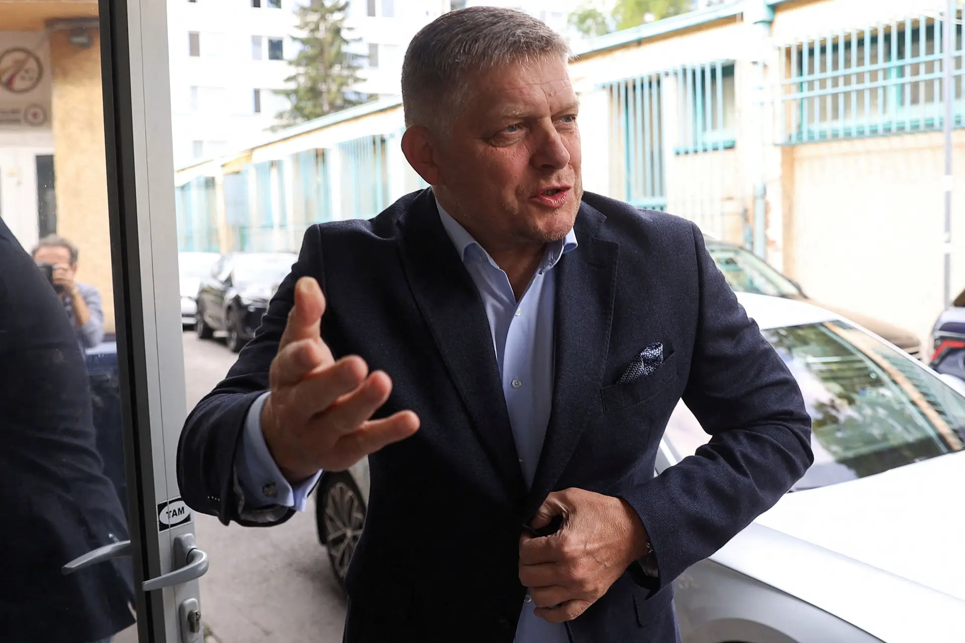 Robert Fico, líder do partido SMER e vencedor das eleições na Eslováquia