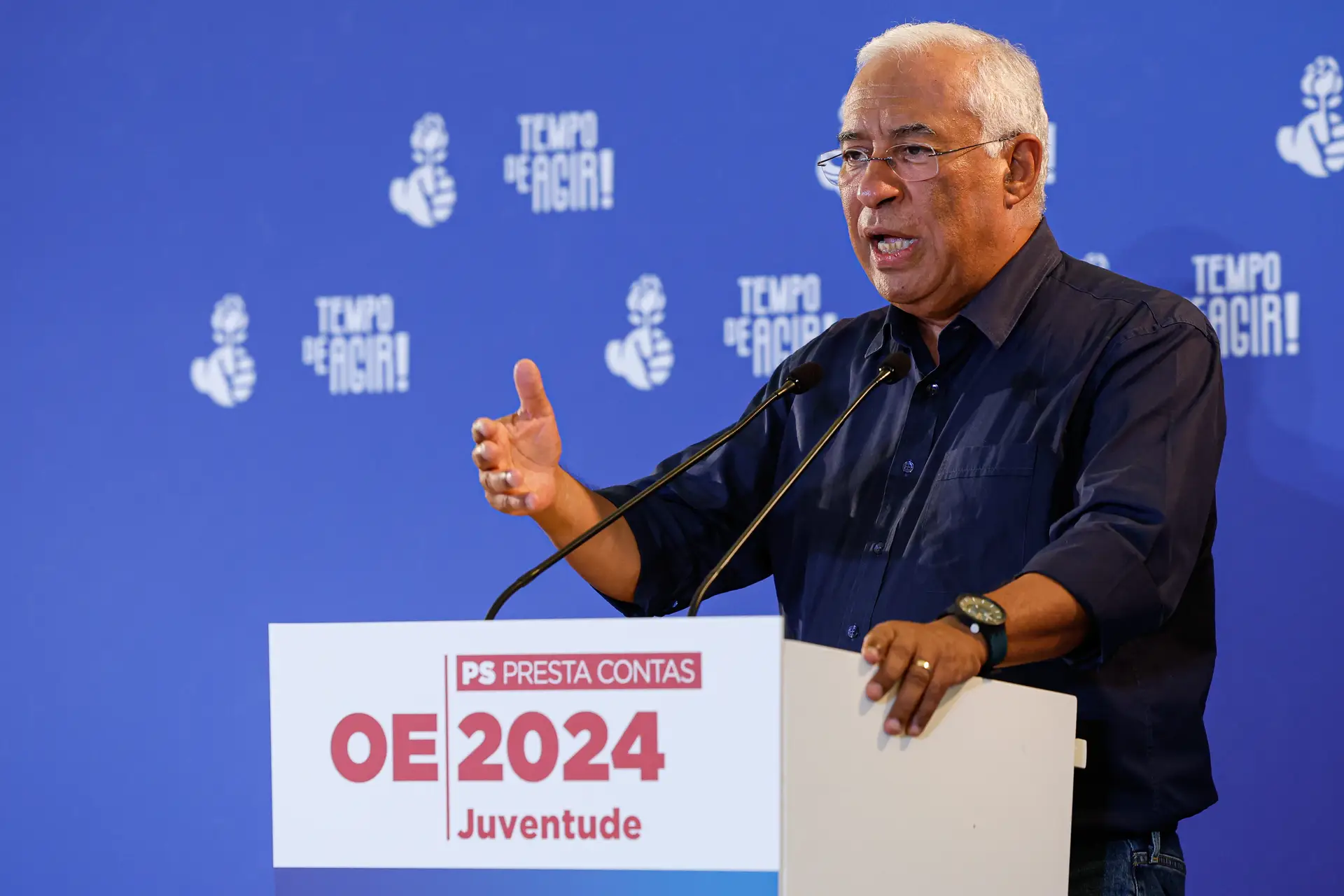 "Nós não vivemos para as eleições internas". Costa puxa pelas reformas do SNS e do SEF