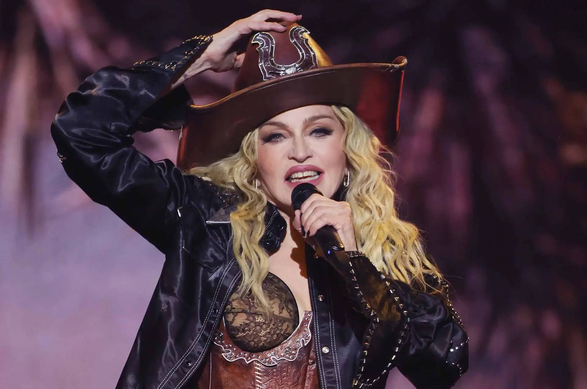 Madonna na "Celebration Tour", em Londres