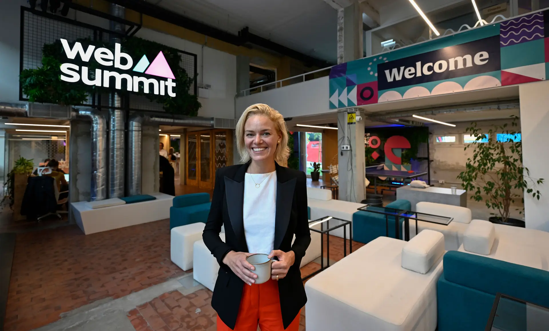 Katherine Maher, a nova líder da Web Summit, após a polémica sobre Gaza: "Não há coisas proibidas de debater"