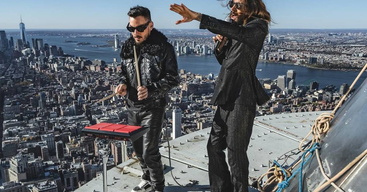 Thirty Seconds to Mars dão concerto em Portugal no próximo ano: Jared Leto escalou o Empire State Building para anunciar digressão