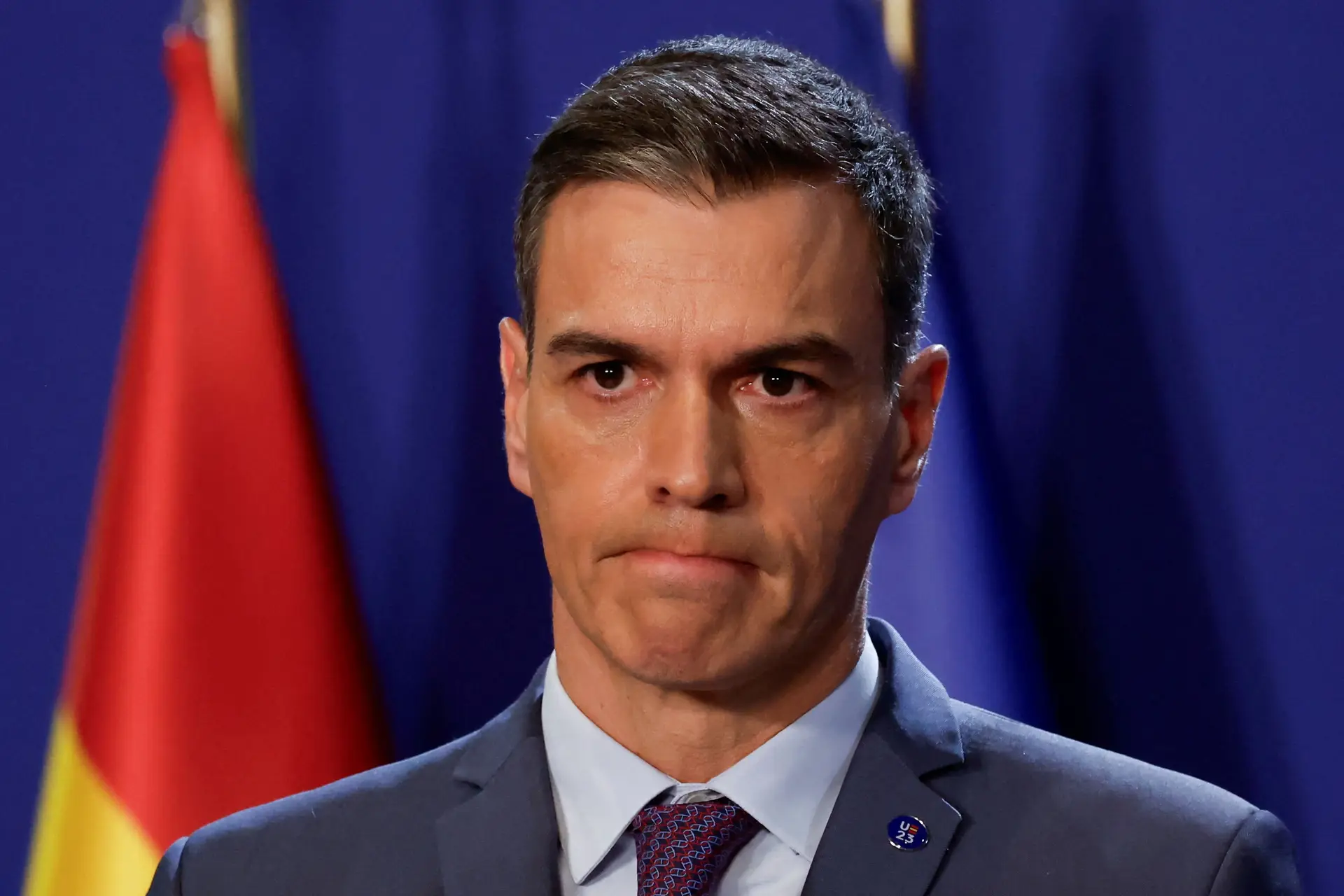 Pedro Sánchez, líder do PSOE e primeiro-ministro em funções em Espanha