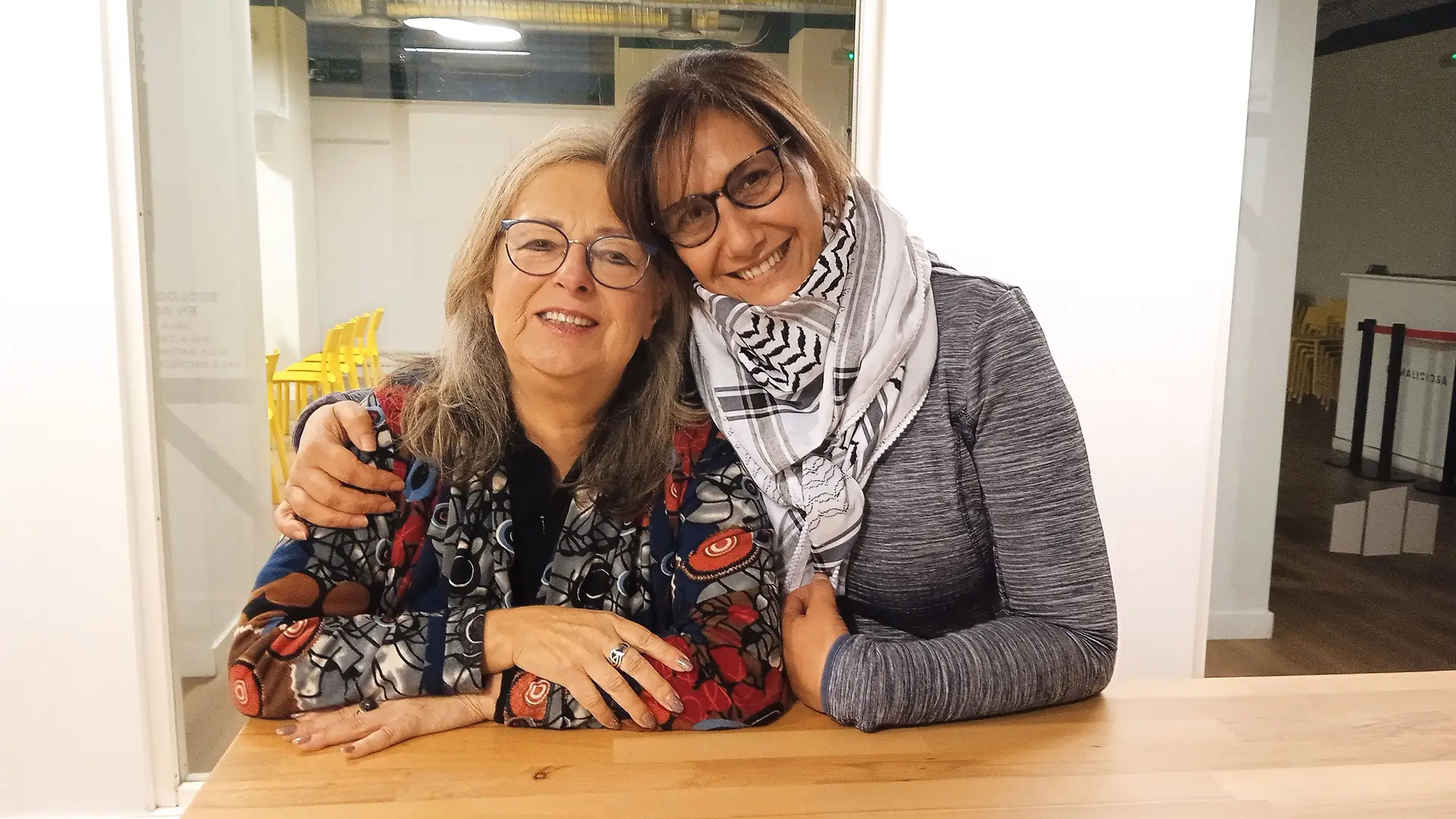Liliana Córdova Kaczerginski e Jaldía Abubakra