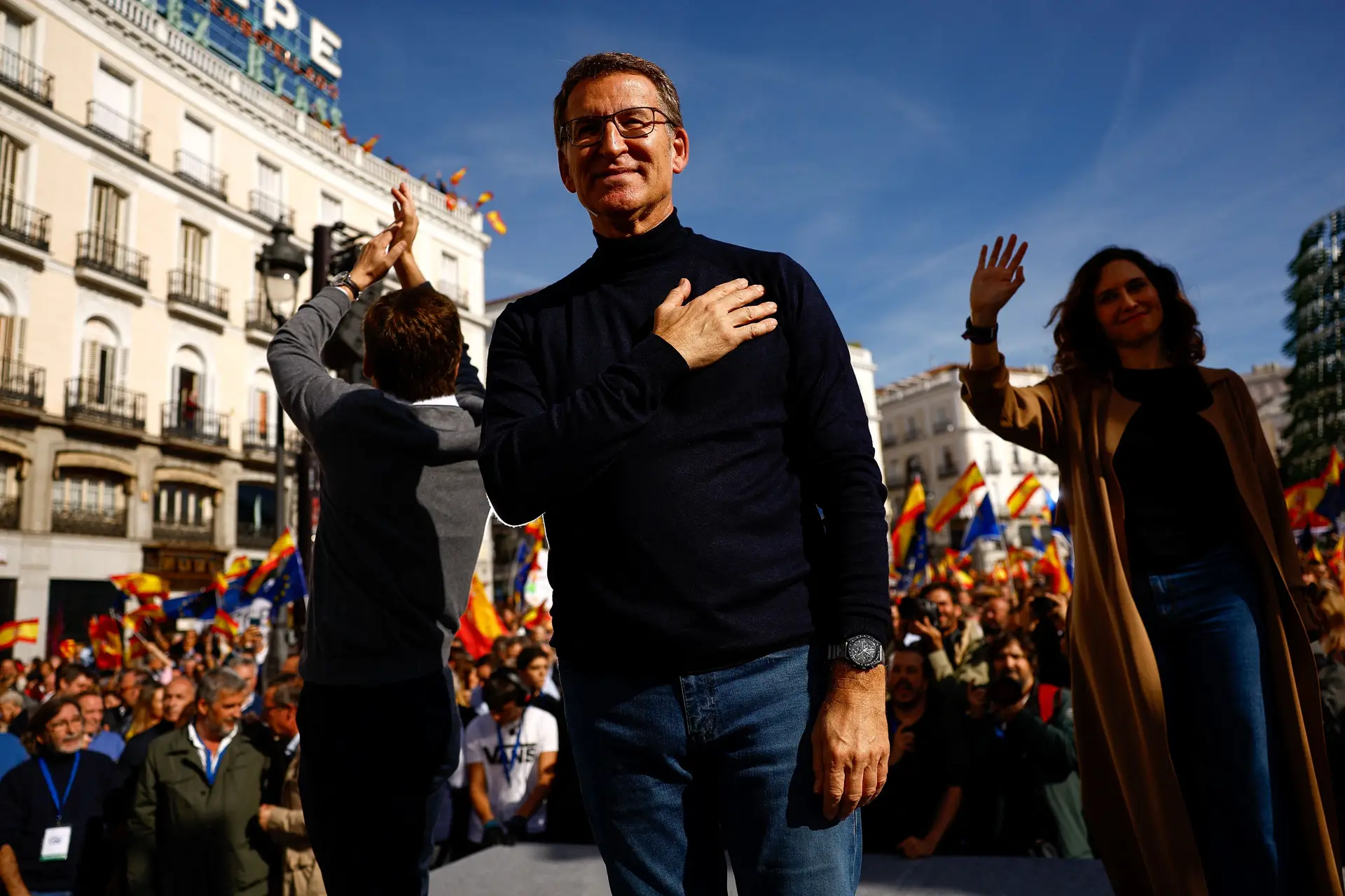 Alberto Nuñez Feijóo, presidente do Partido Popular espanhol