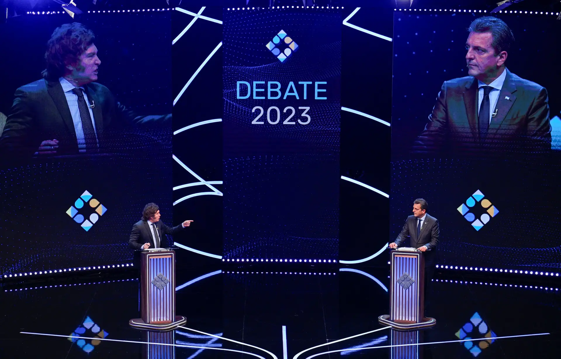 Javier Milei e Sergio Massa são os protagonistas da segunda volta das eleições argentinas, disputadas este domingo