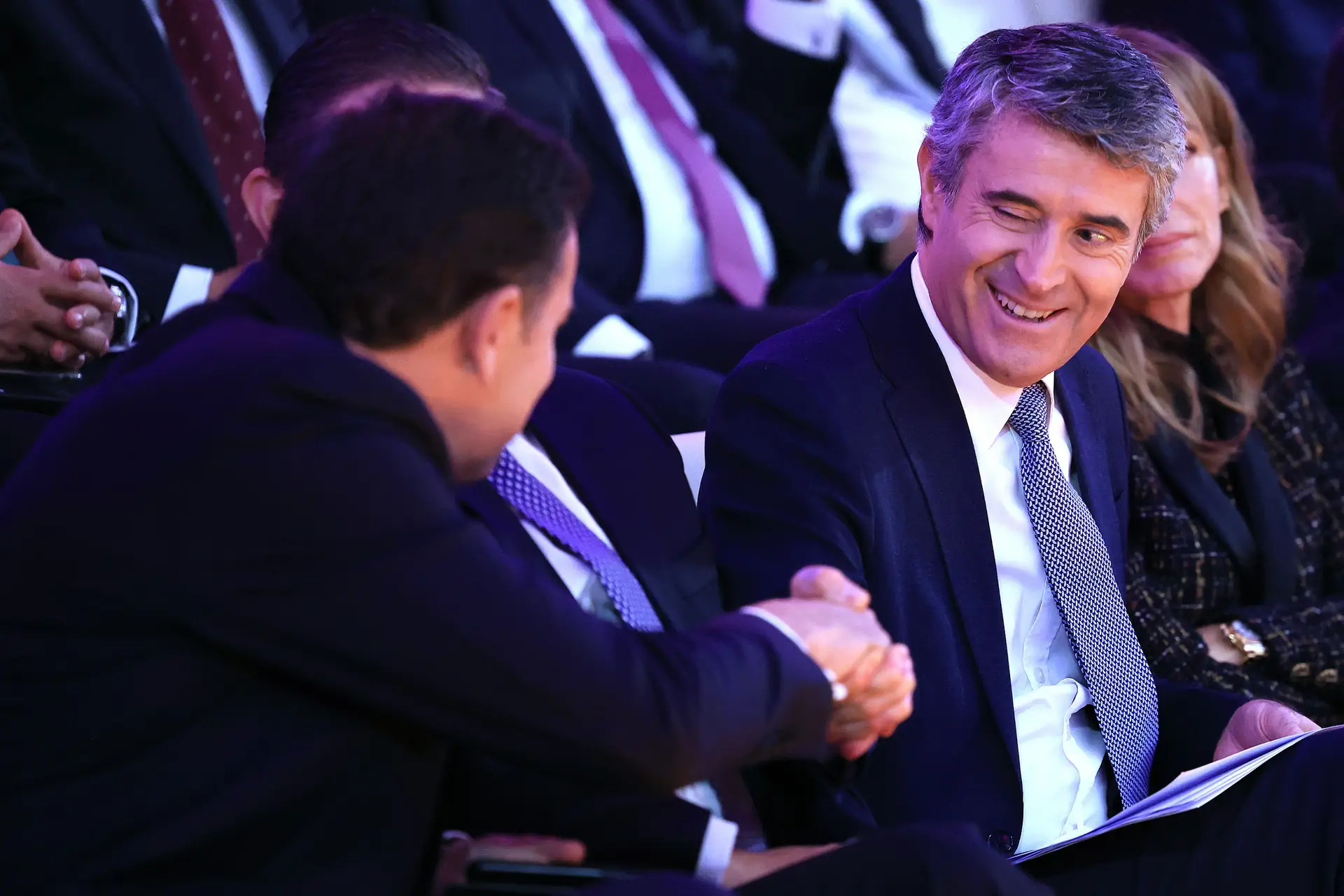 Luís Montenegro, líder do PSD, e José Luís Carneiro, candidato à liderança do PS