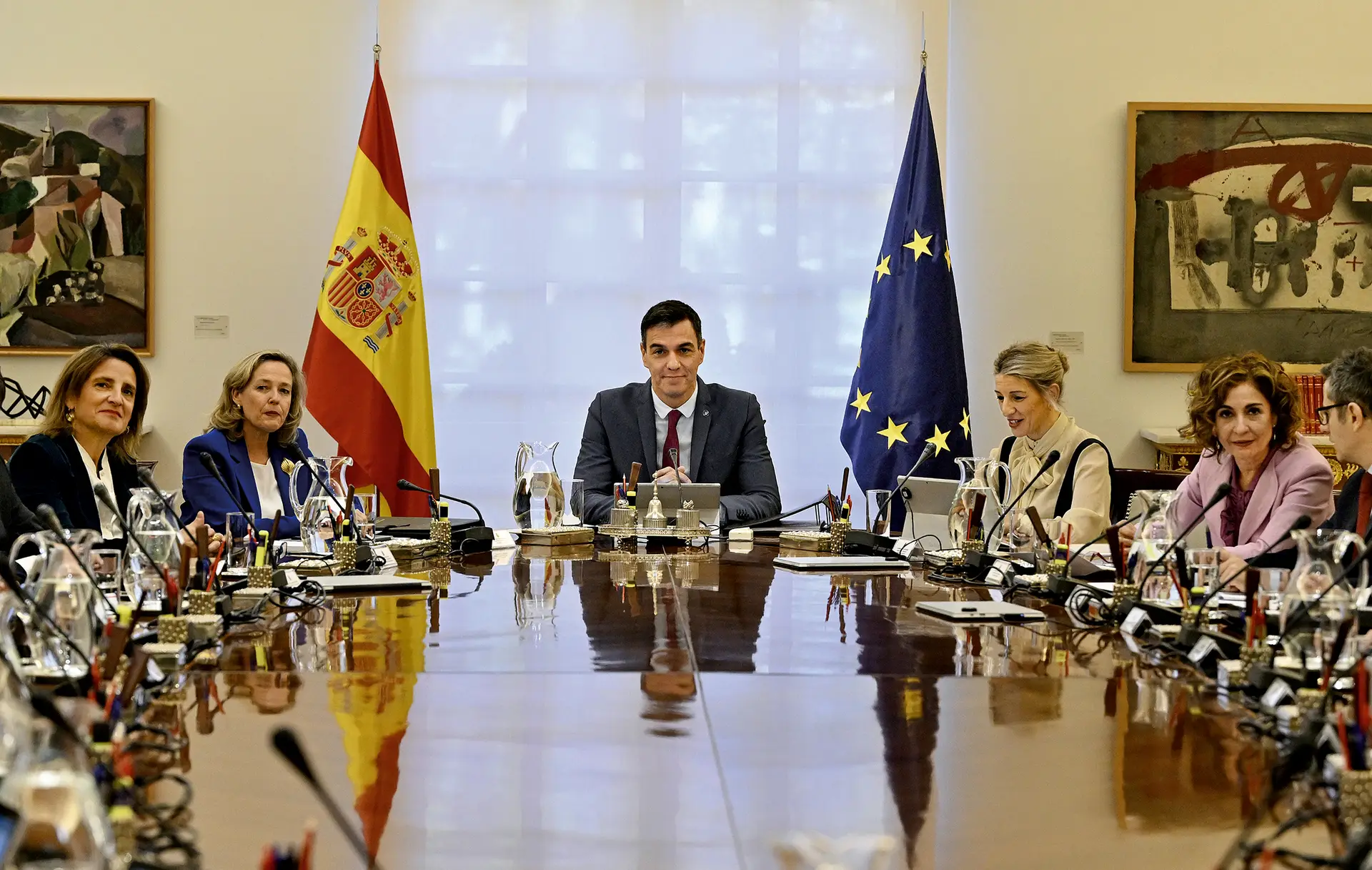 Primeiro Conselho de Ministros do novo Governo de Pedro Sánchez, na quarta-feira