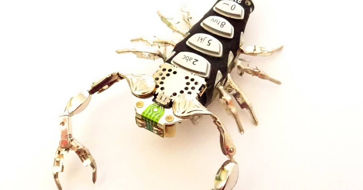 A arte a partir do lixo: estes são os insetos eletrónicos de Julie Chappell