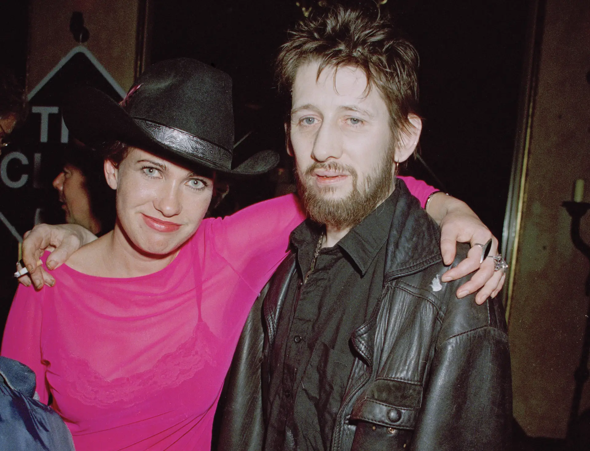 Victoria Mary Clarke e Shane McGowan em 1999
