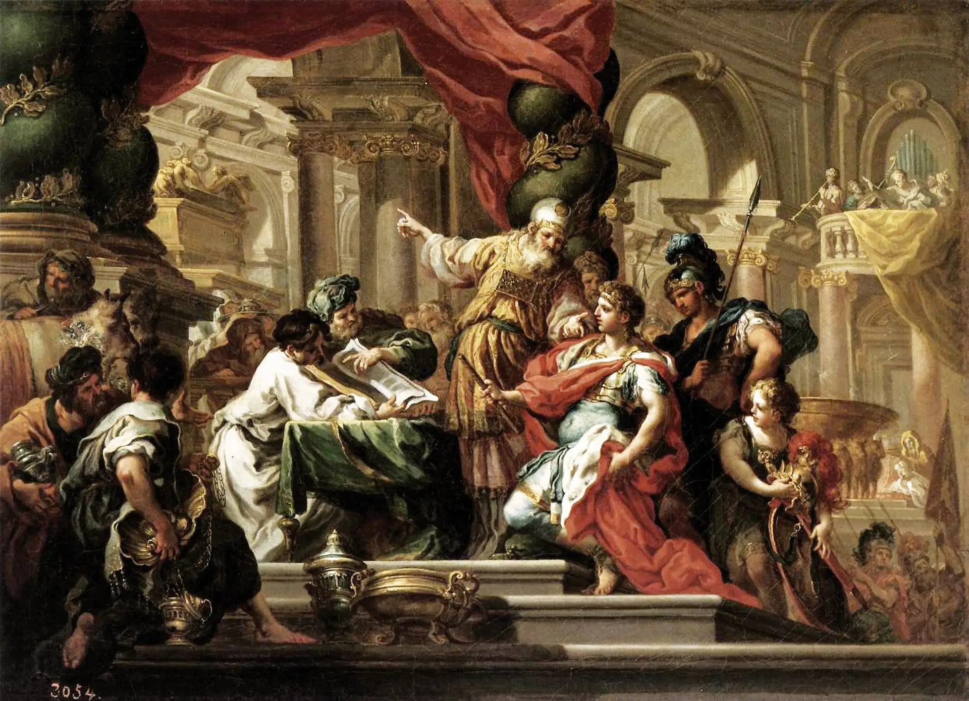 HISTÓRIA “Alexandre, o Grande, no Templo de Jerusalém”, de Sebastiano Conca (1750)