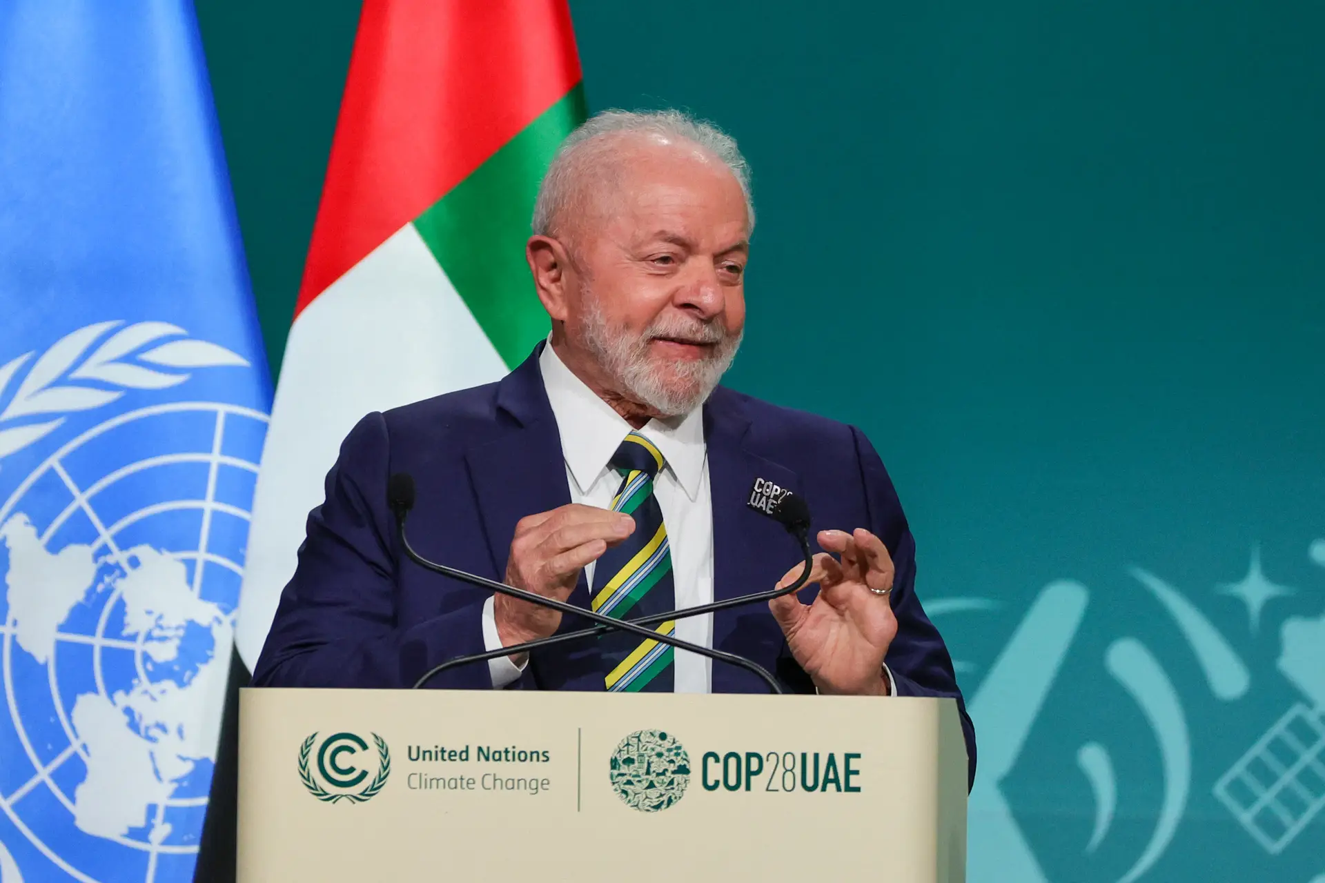 Lula da Silva na cimeira do clima: “O planeta está farto de discursos  eloquentes e vazios” sobre as mudanças climáticas - Expresso