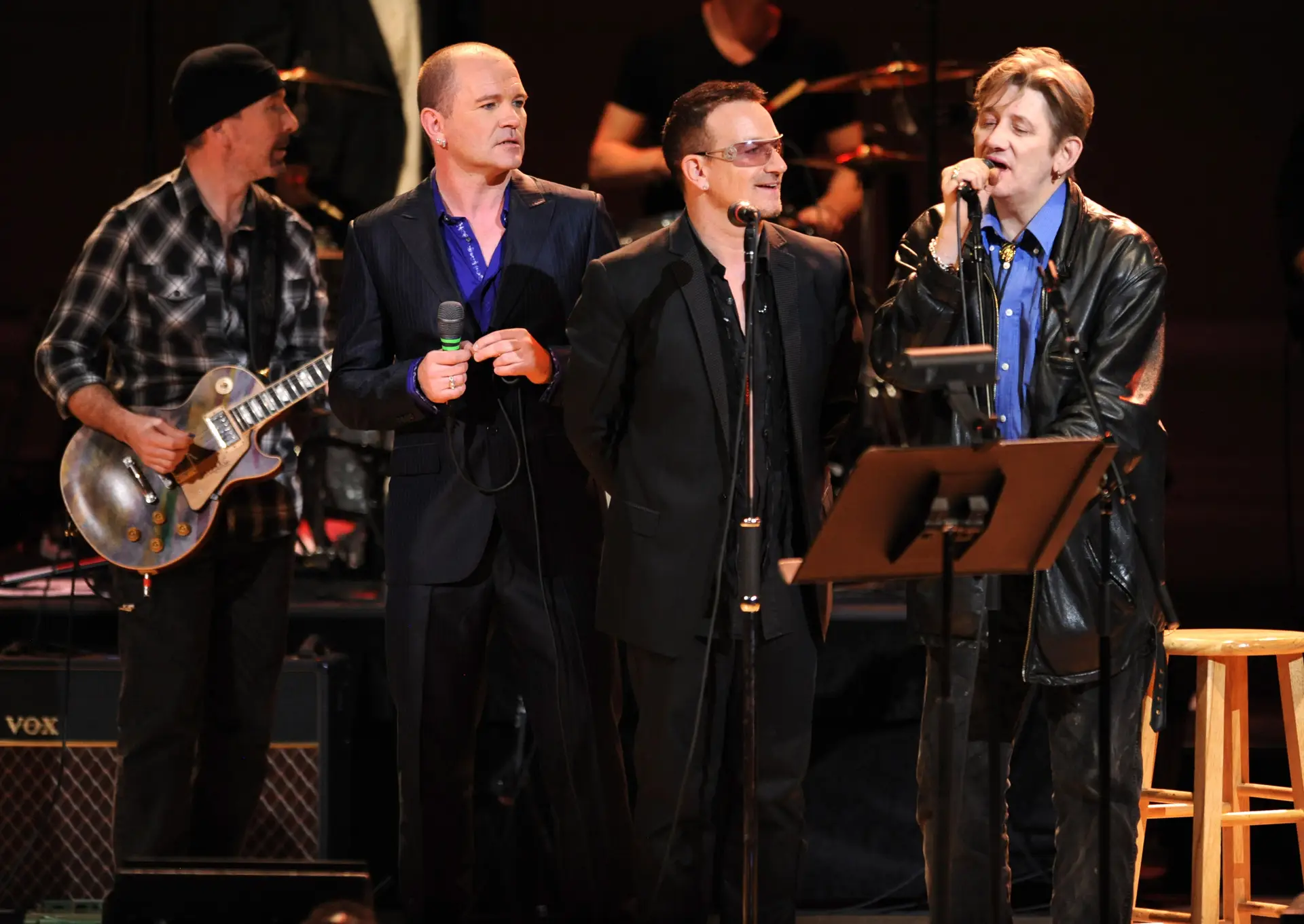 A bonita homenagem dos U2 a Shane MacGowan, dos Pogues