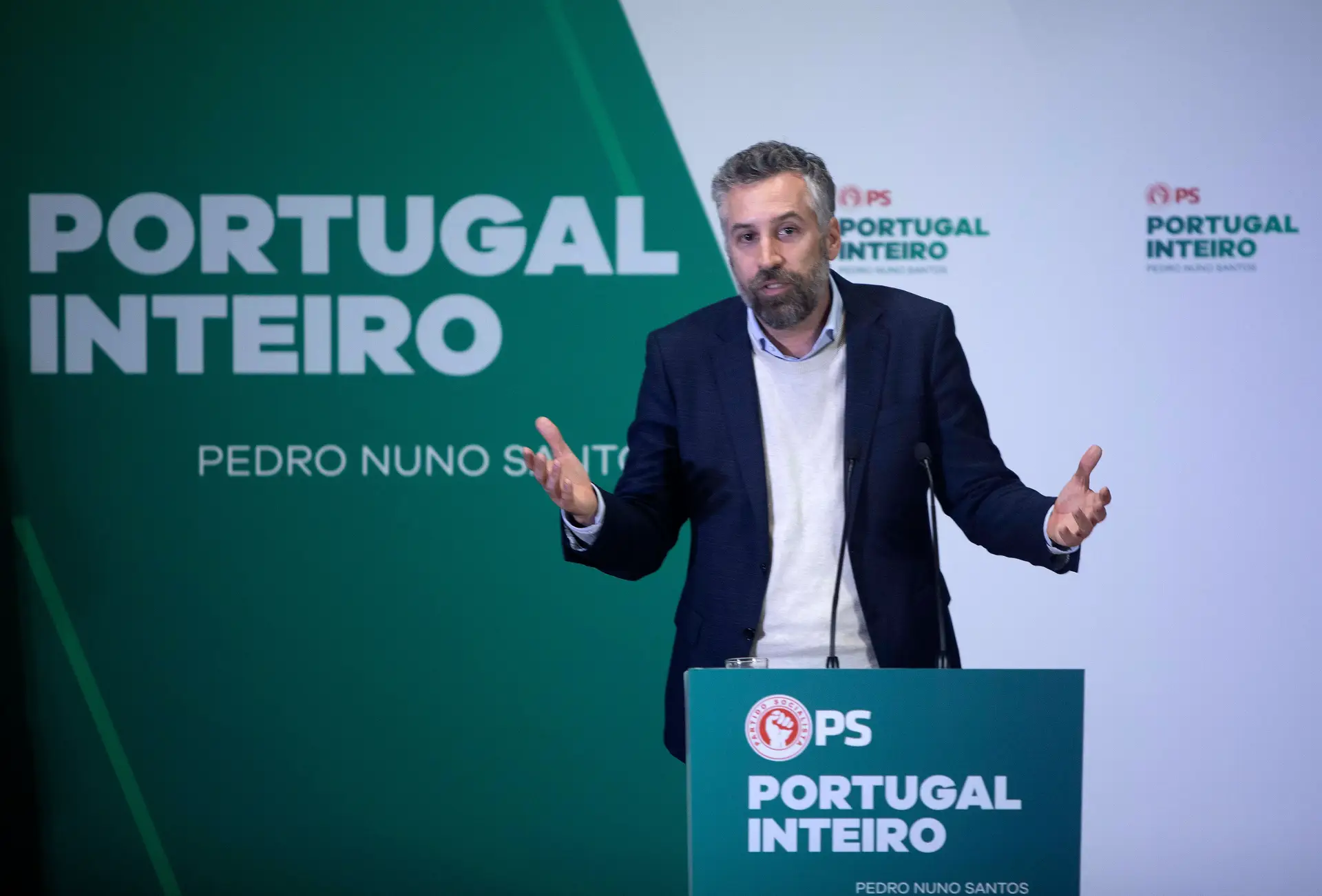 Pedro Nuno Santos, confiante na vitória, conta com Costa para o "novo impulso" que quer dar ao país
