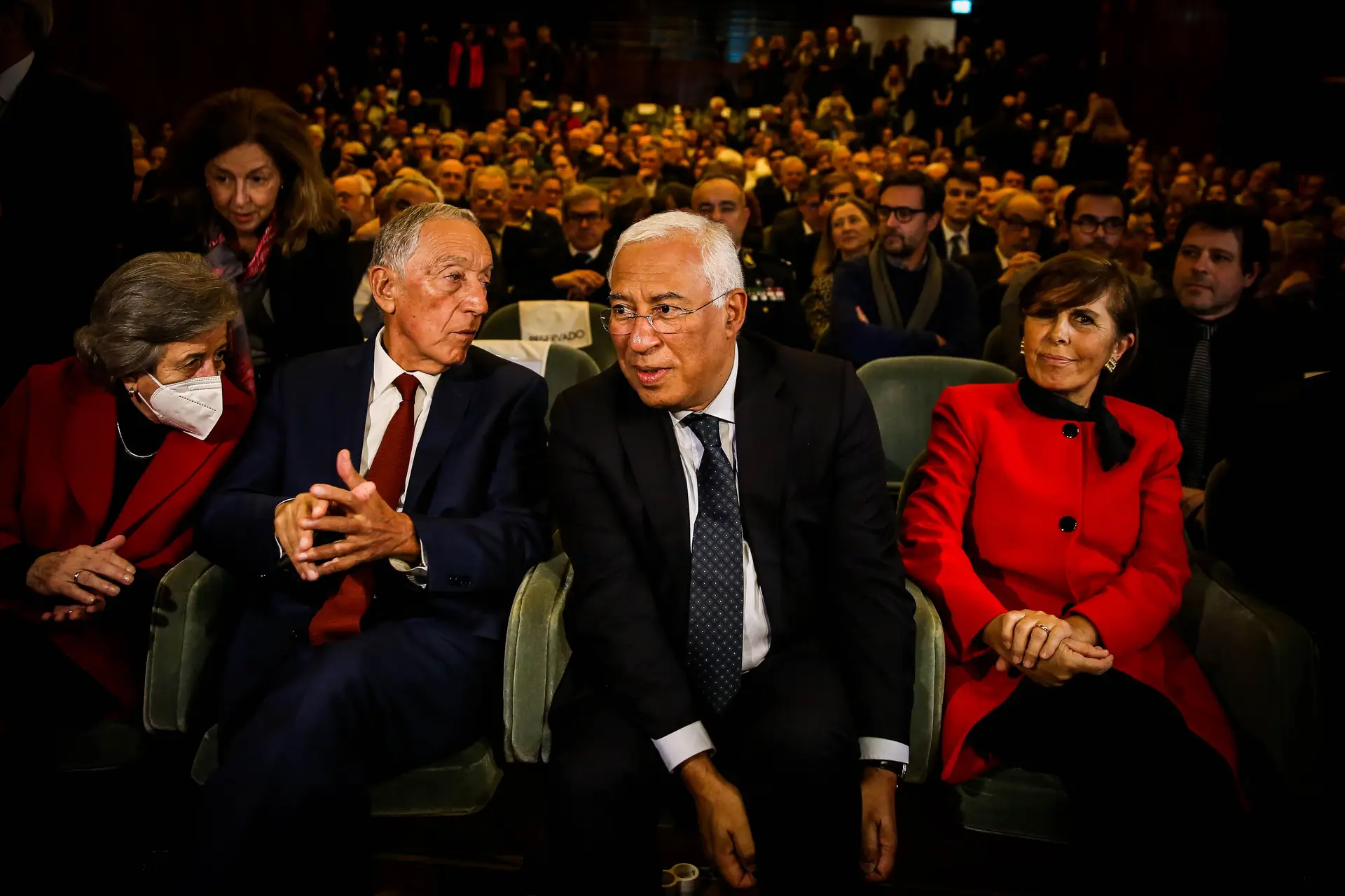 Presidente da República e primeiro-ministro horas antes de ser oficializada a demissão do Governo