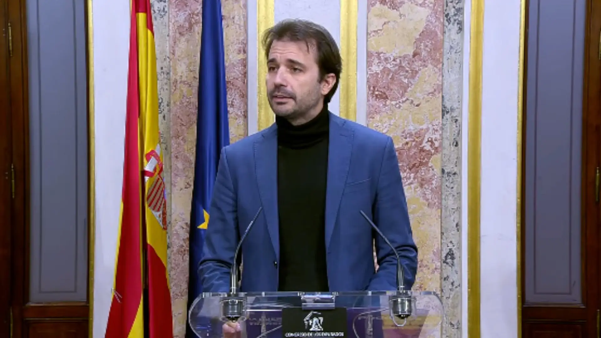 Porta-voz nacional do Podemos, Javier Sánchez Serna