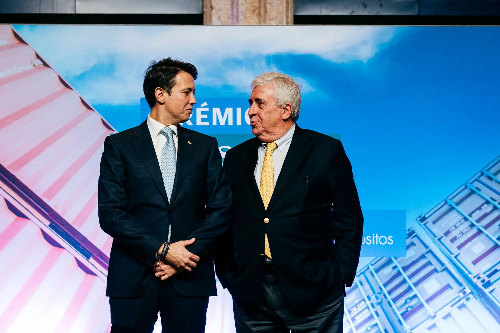 Carlos Mota Santos, CEO da Mota-Engil, e Jorge Rebelo de Almeida receberam as principais distinções dos Prémios Expresso Economia|Caixa Geral de Depósitos
