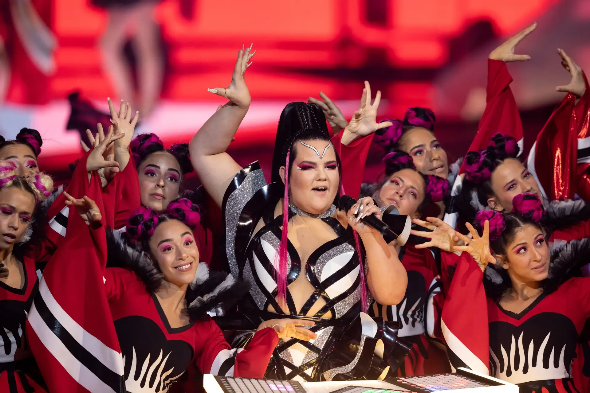 A israelita Netta, vencedora do Festival da Eurovisão em 2018