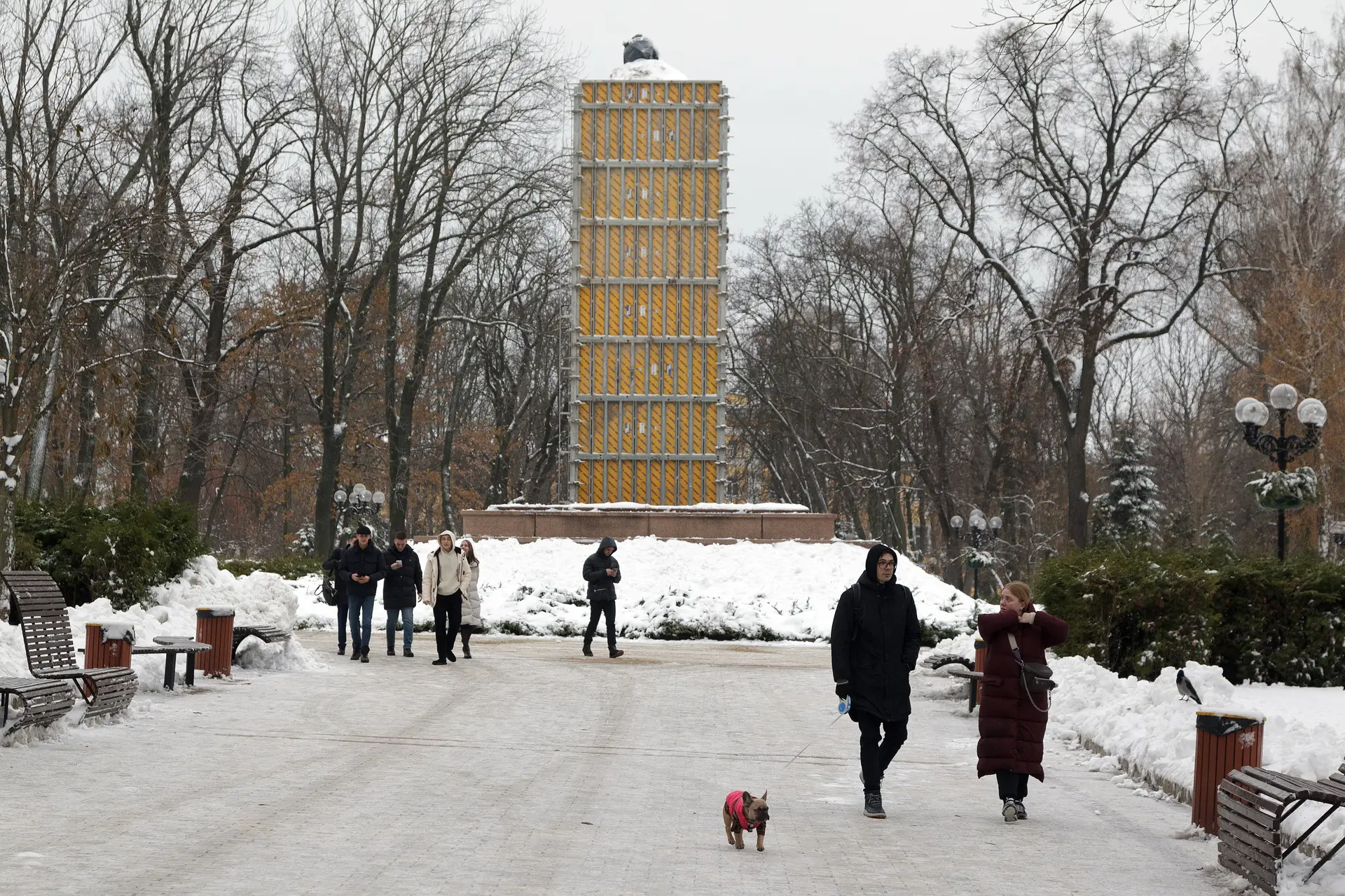 Inverno em Kiev, 15 de dezembro de 2023