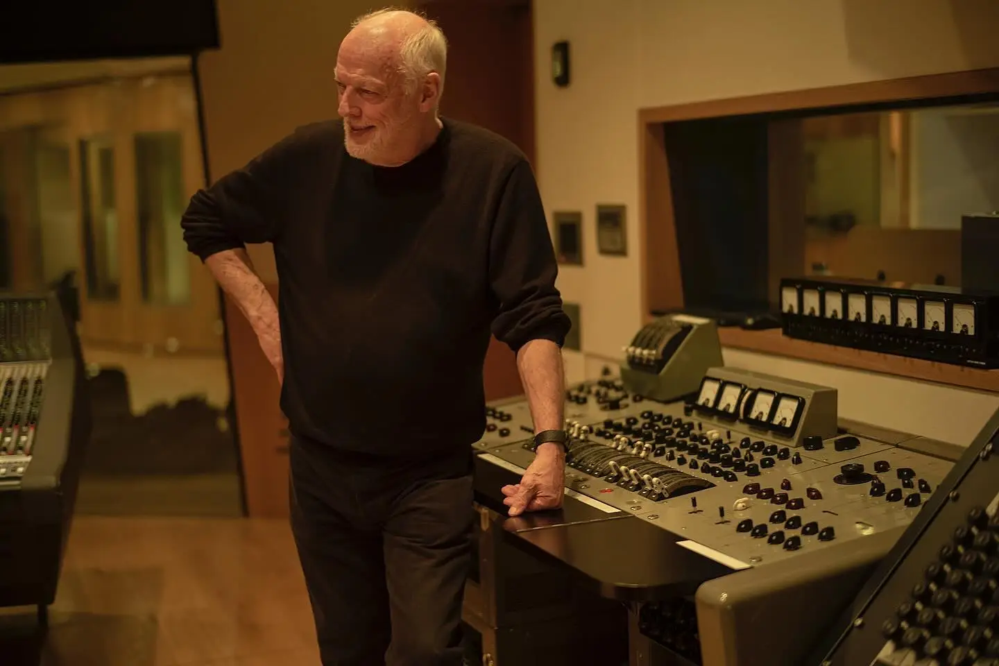 David Gilmour em estúdio