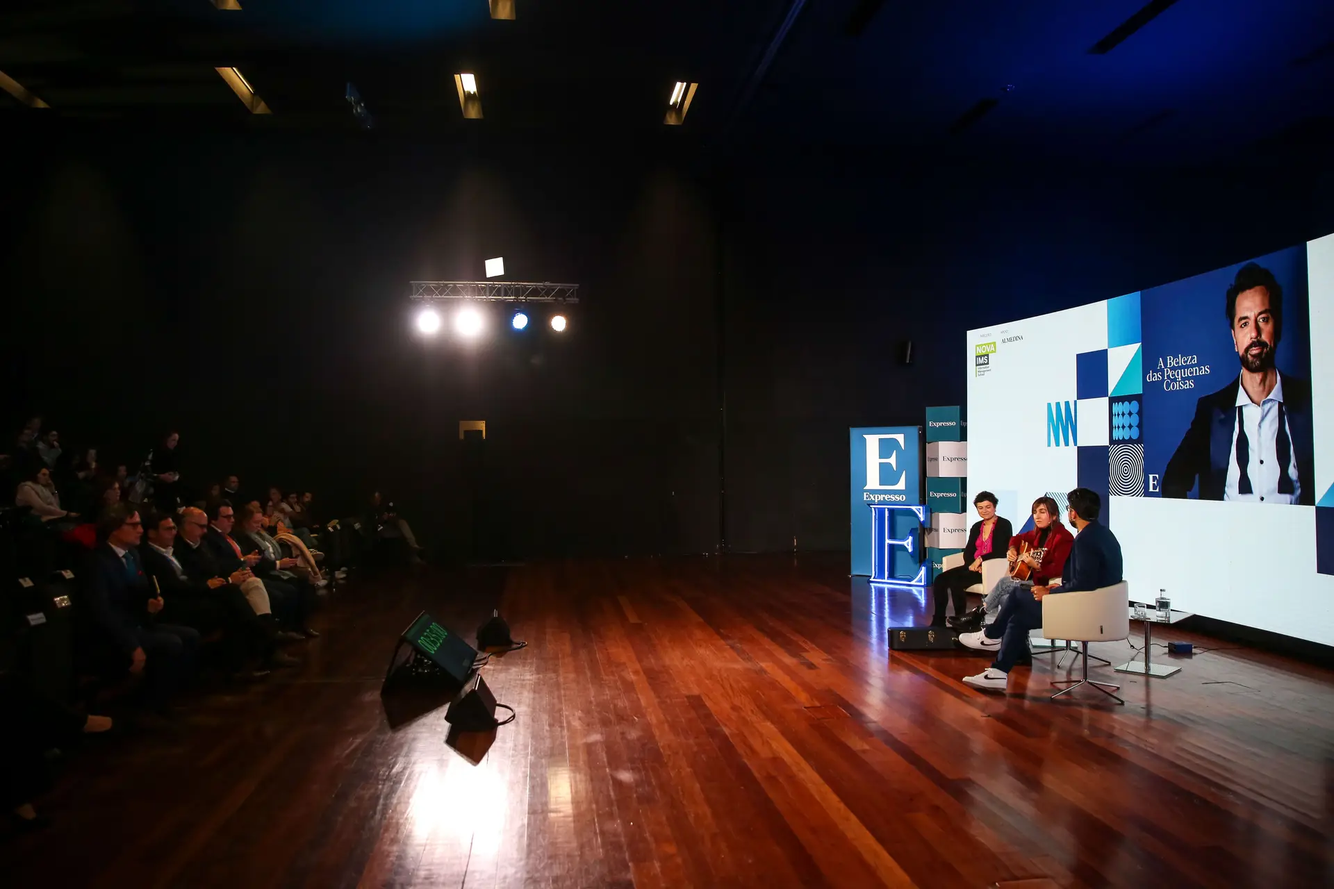 Festival de Podcasts Expresso. Podcast Beleza das Pequenas Coisas com Bernardo Mendonça, Susana Peralta e Márcia.