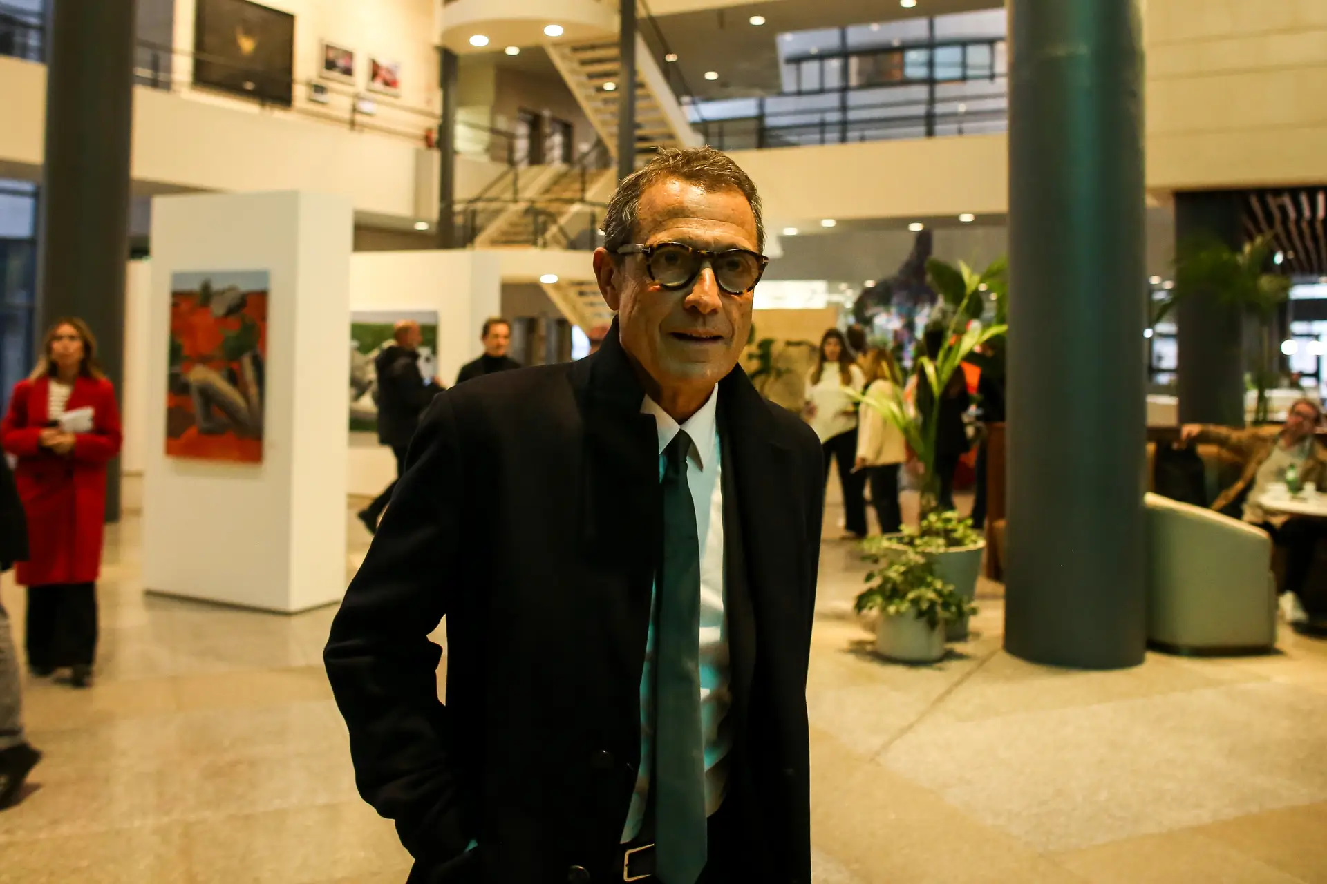 Antonio Mexia momentos antes de uma palestra no Taguspark.