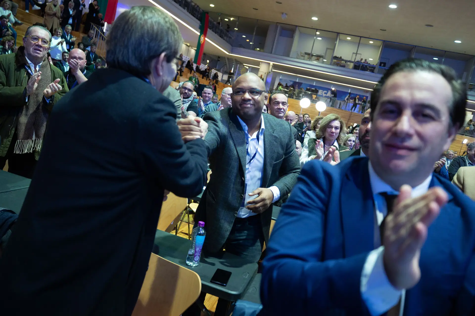 Marcus Santos, vice-presidente da distrital do Chega no Porto, no VI Congresso do partido