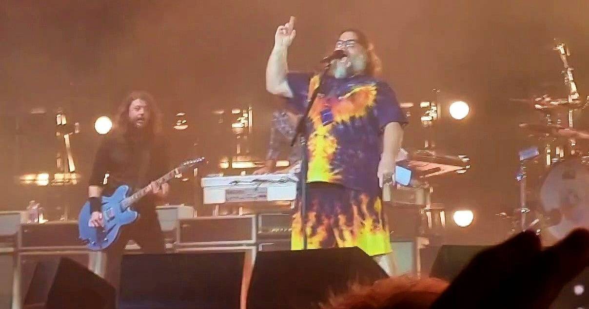 Jack Black cantou AC/DC num concerto dos Foo Fighters: o vídeo de um ...