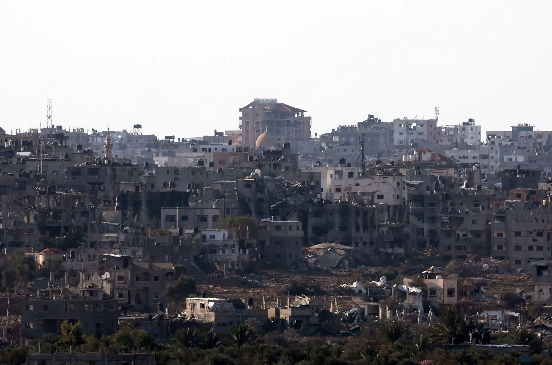 Campo de refugiados de Al-Bureij, no sul da Faixa de Gaza