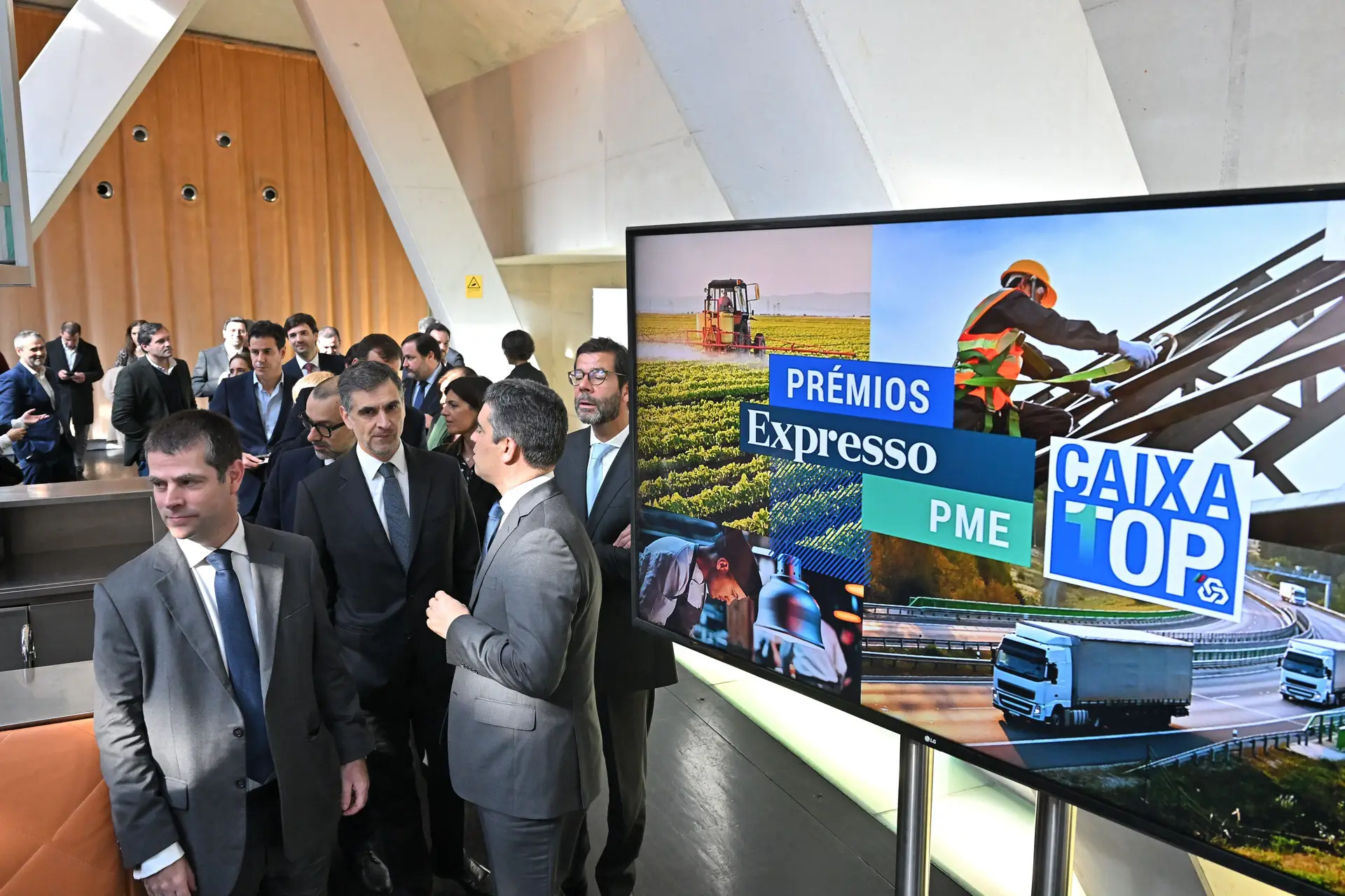 A entrega dos prémios Expresso PME Caixa TOP decorreu na Casa da Música, no Porto
