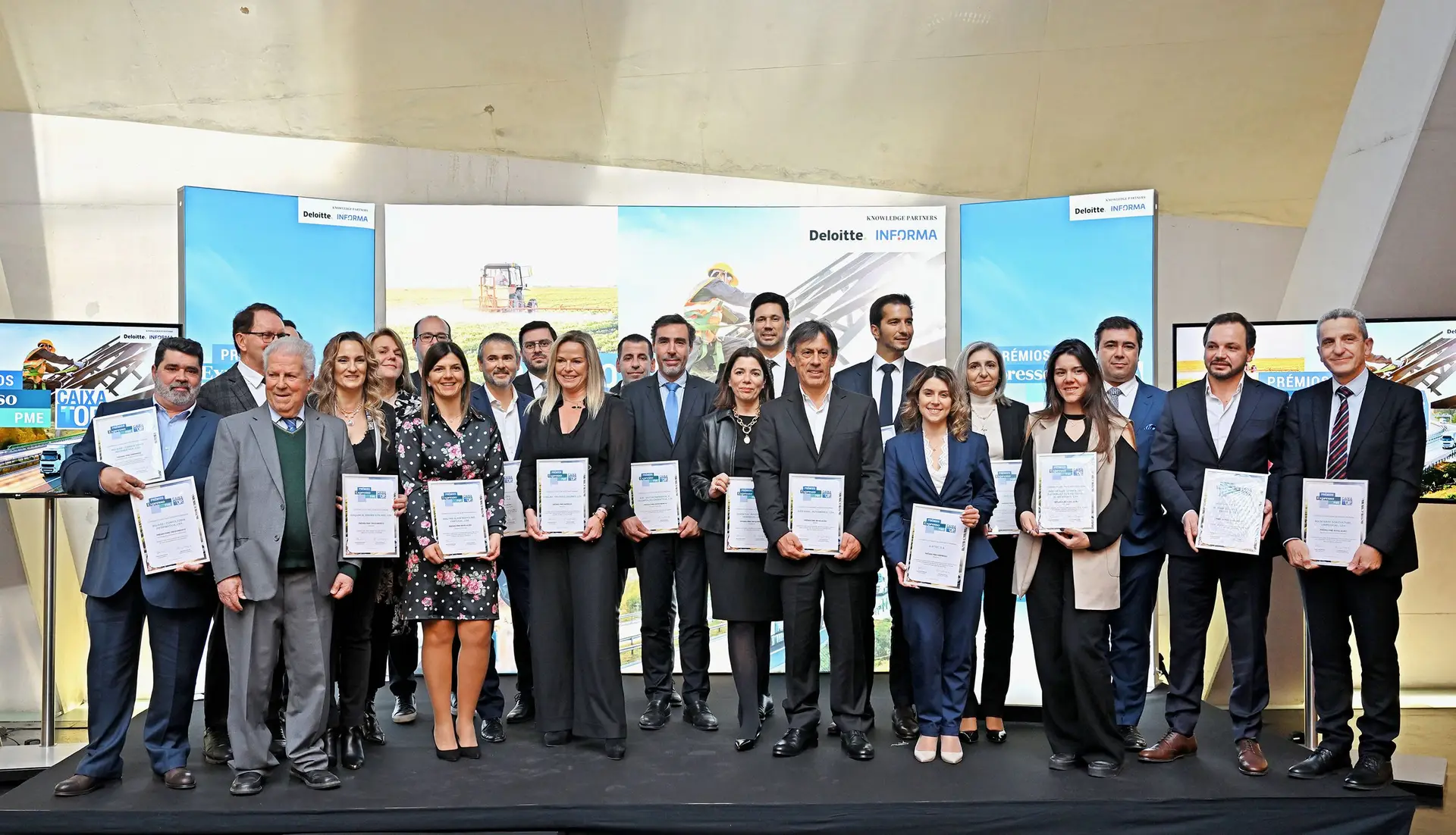 Os vencedores dos Prémios Expresso PME/Caixa TOP em 2024
