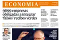 9699 empresas obrigadas a integrar ‘falsos’ recibos verdes