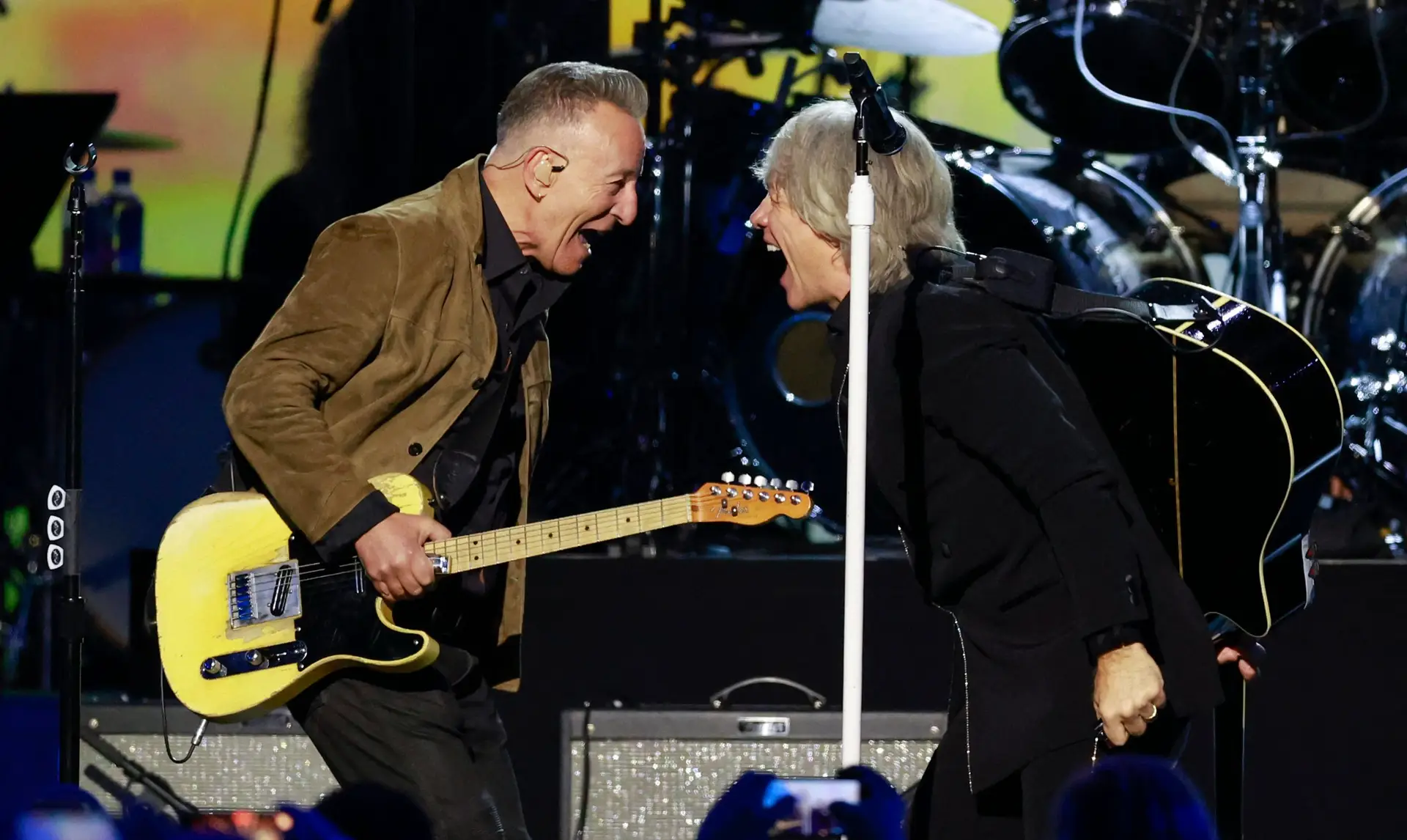 Bruce Springsteen e Jon Bon Jovi